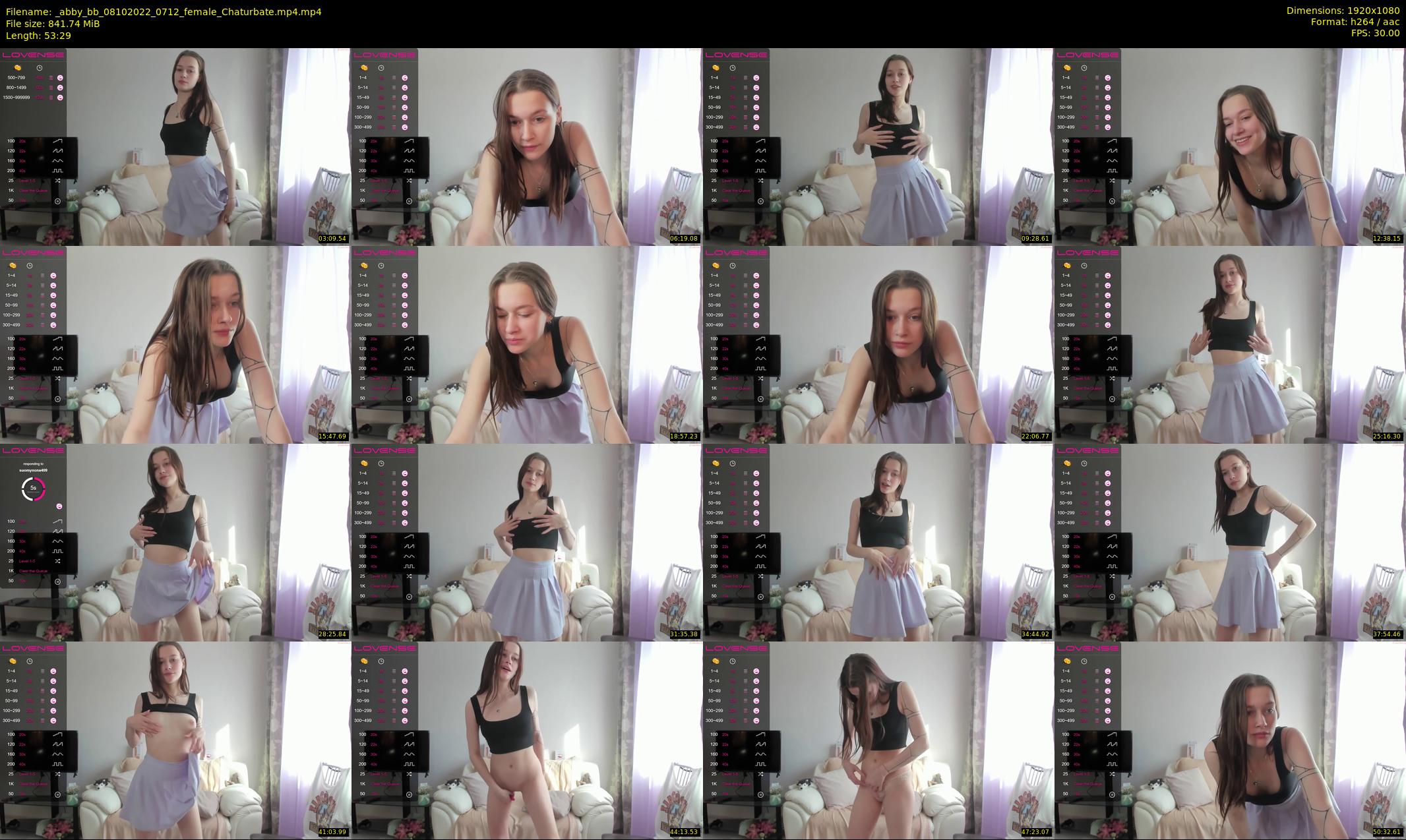 _abby_bb — 54 minute Chaturbate female cam show recording, 1080p, Oct 8, 2022