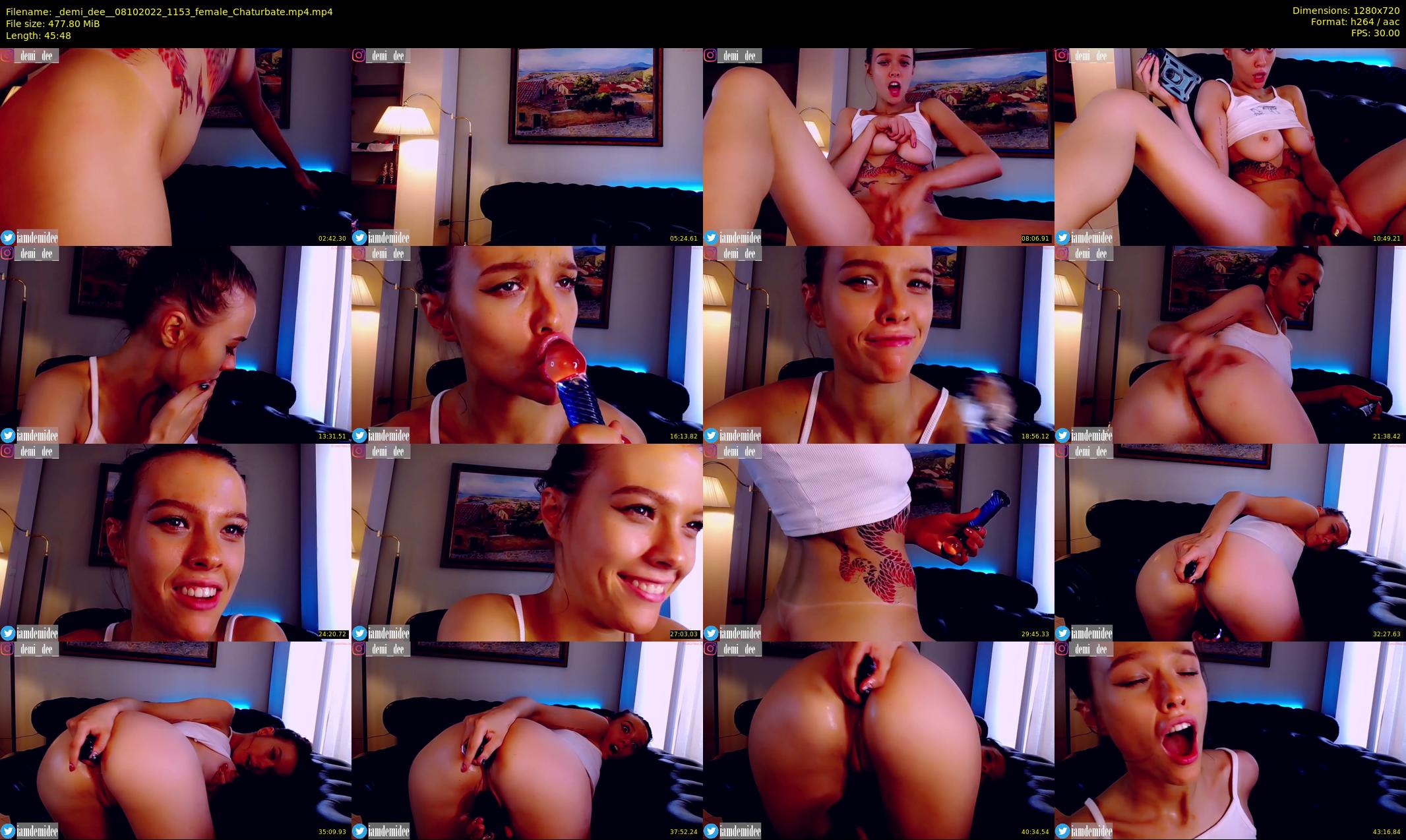 _demi_dee_ — 46 minute Chaturbate female cam show recording, 720p, Oct 8, 2022