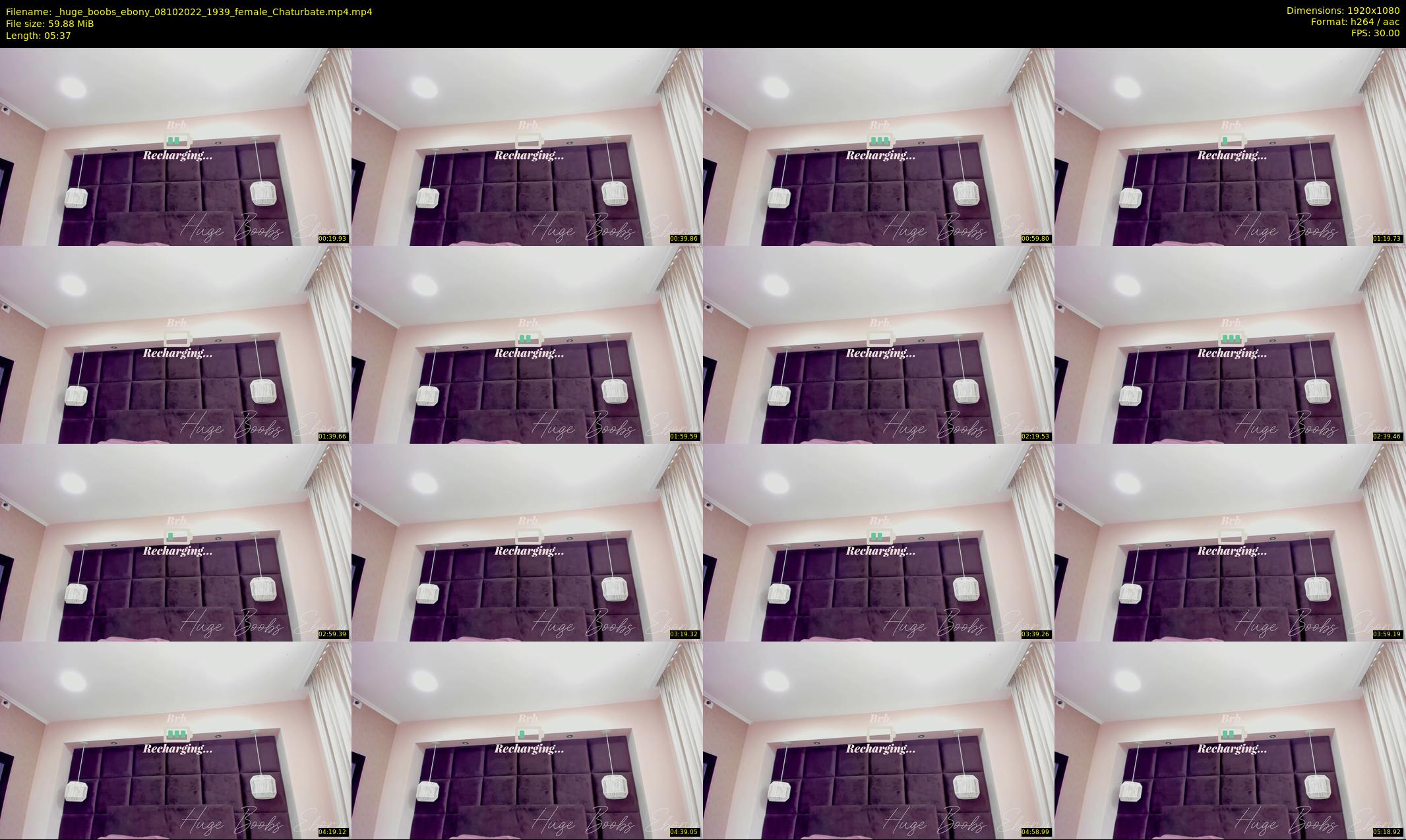 _huge_boobs_ebony — 6 minute Chaturbate female cam show recording, 1080p, Oct 8, 2022