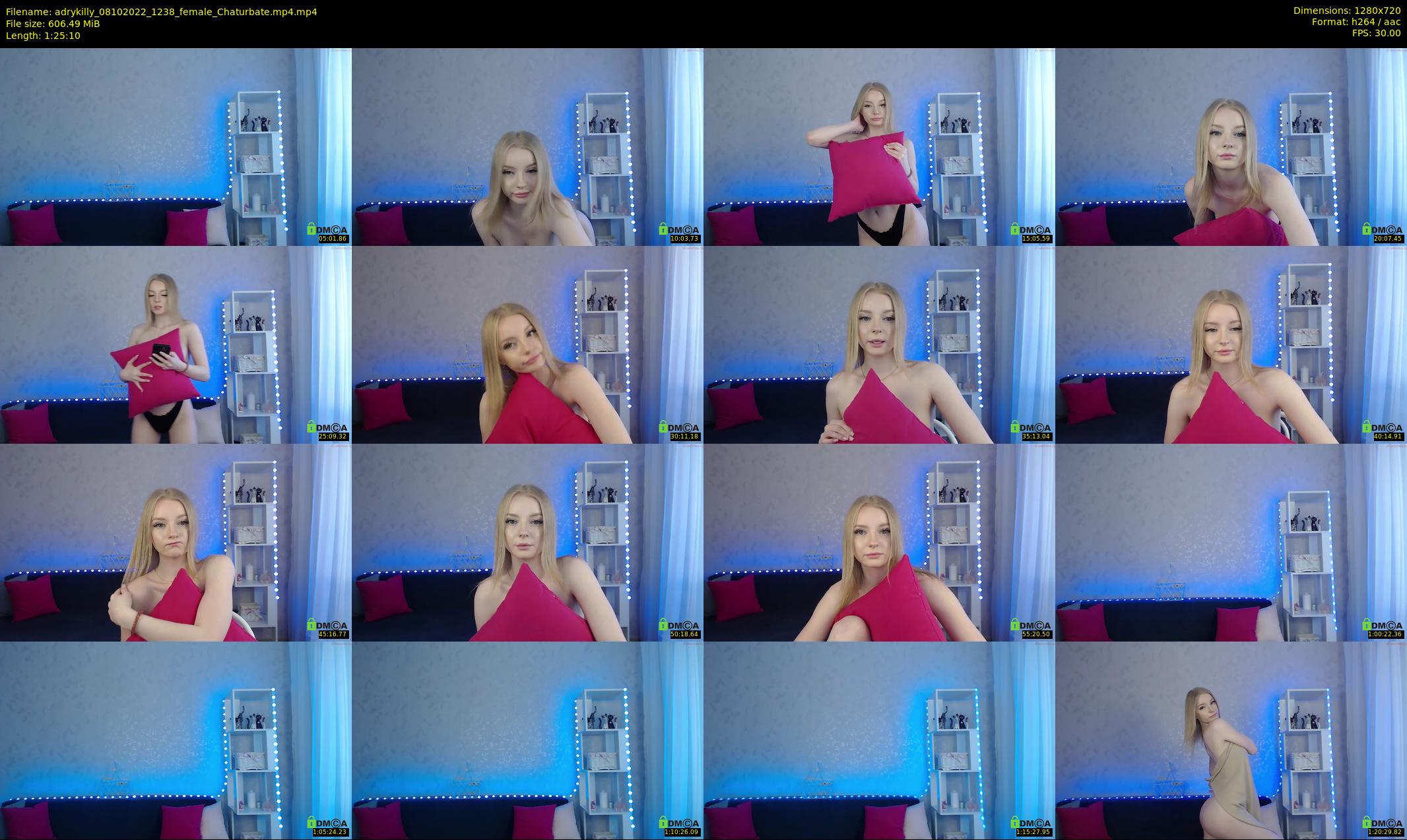 adrykilly — 86 minute Chaturbate female cam show recording, 720p, Oct 8, 2022