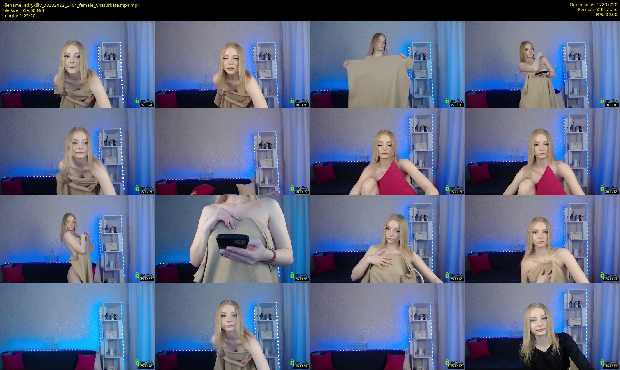 adrykilly — 86 minute Chaturbate female cam show recording, 720p, Oct 8, 2022
