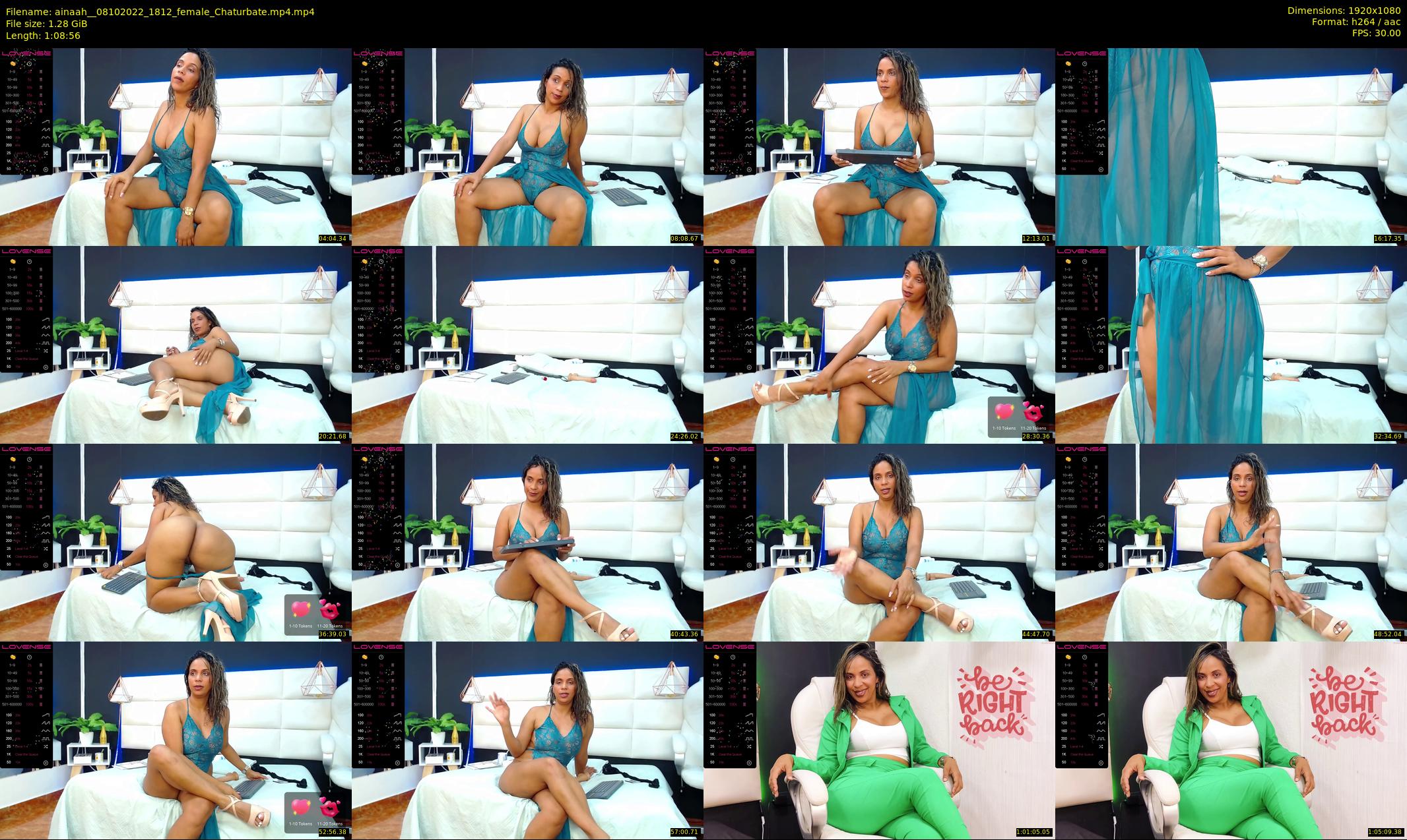 ainaah_ — 69 minute Chaturbate female cam show recording, 1080p, Oct 8, 2022