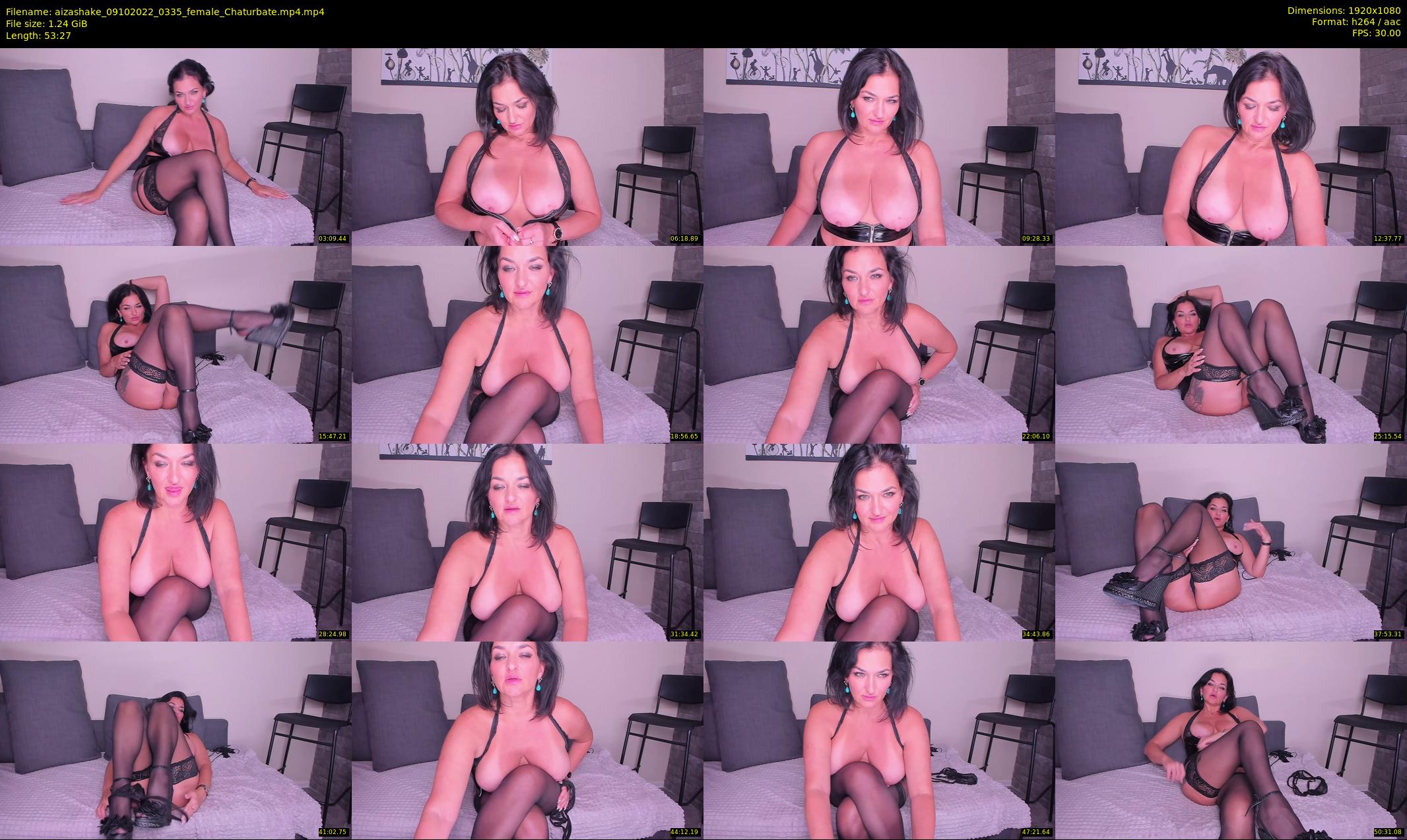 aizashake — 54 minute Chaturbate female cam show recording, 1080p, Oct 9, 2022