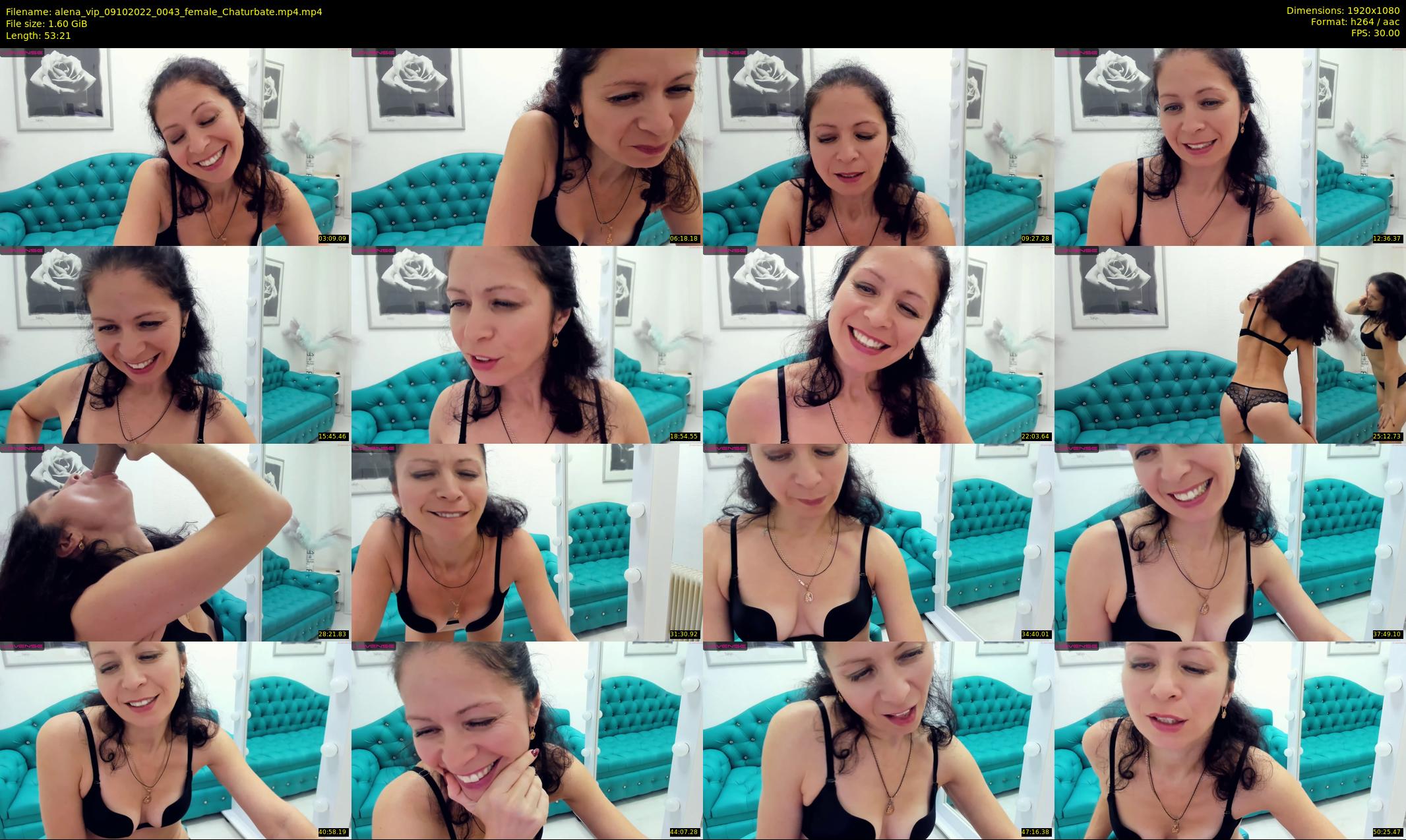 alena_vip — 54 minute Chaturbate female cam show recording, 1080p, Oct 9, 2022