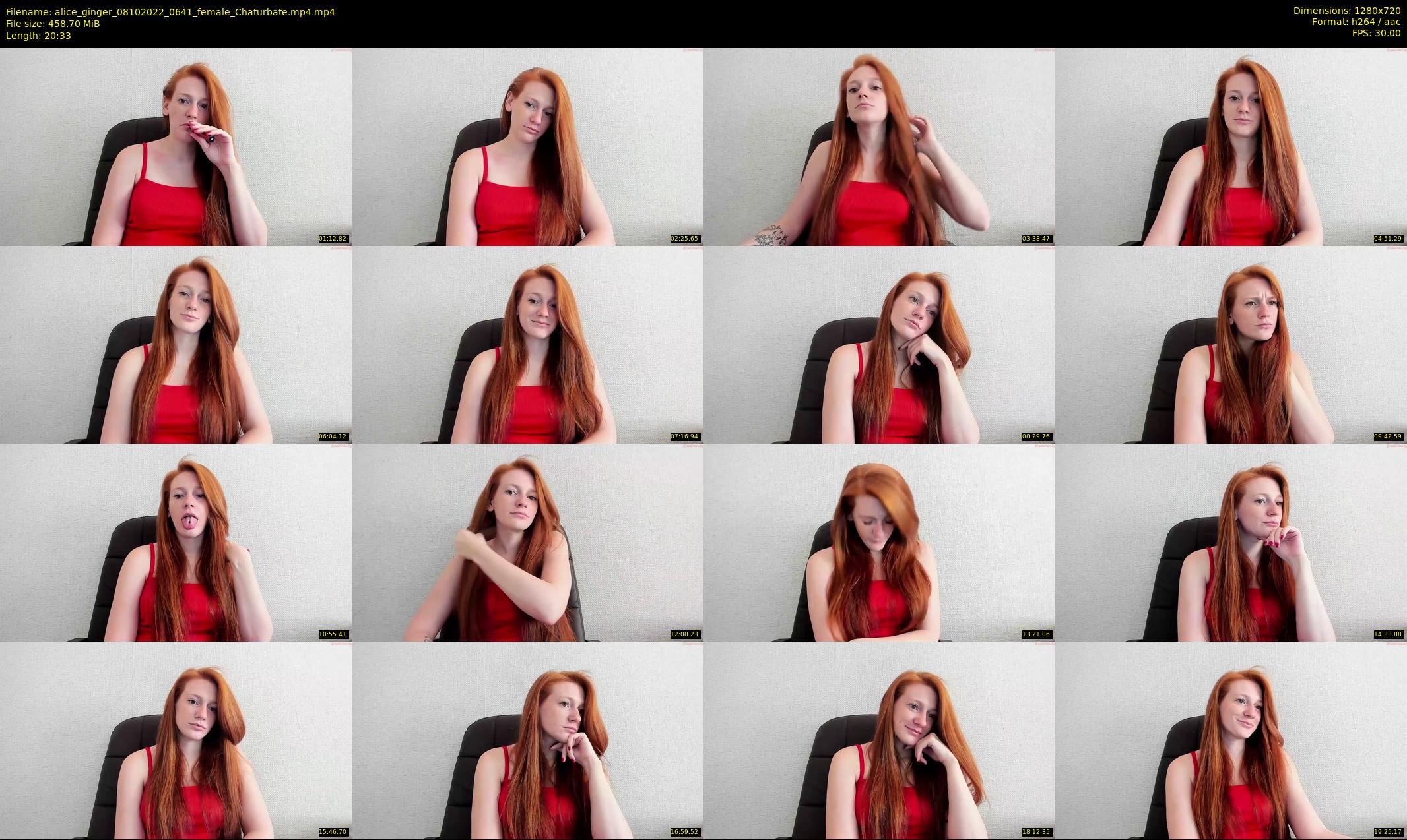 alice_ginger — 21 minute Chaturbate female cam show recording, 720p, Oct 8, 2022