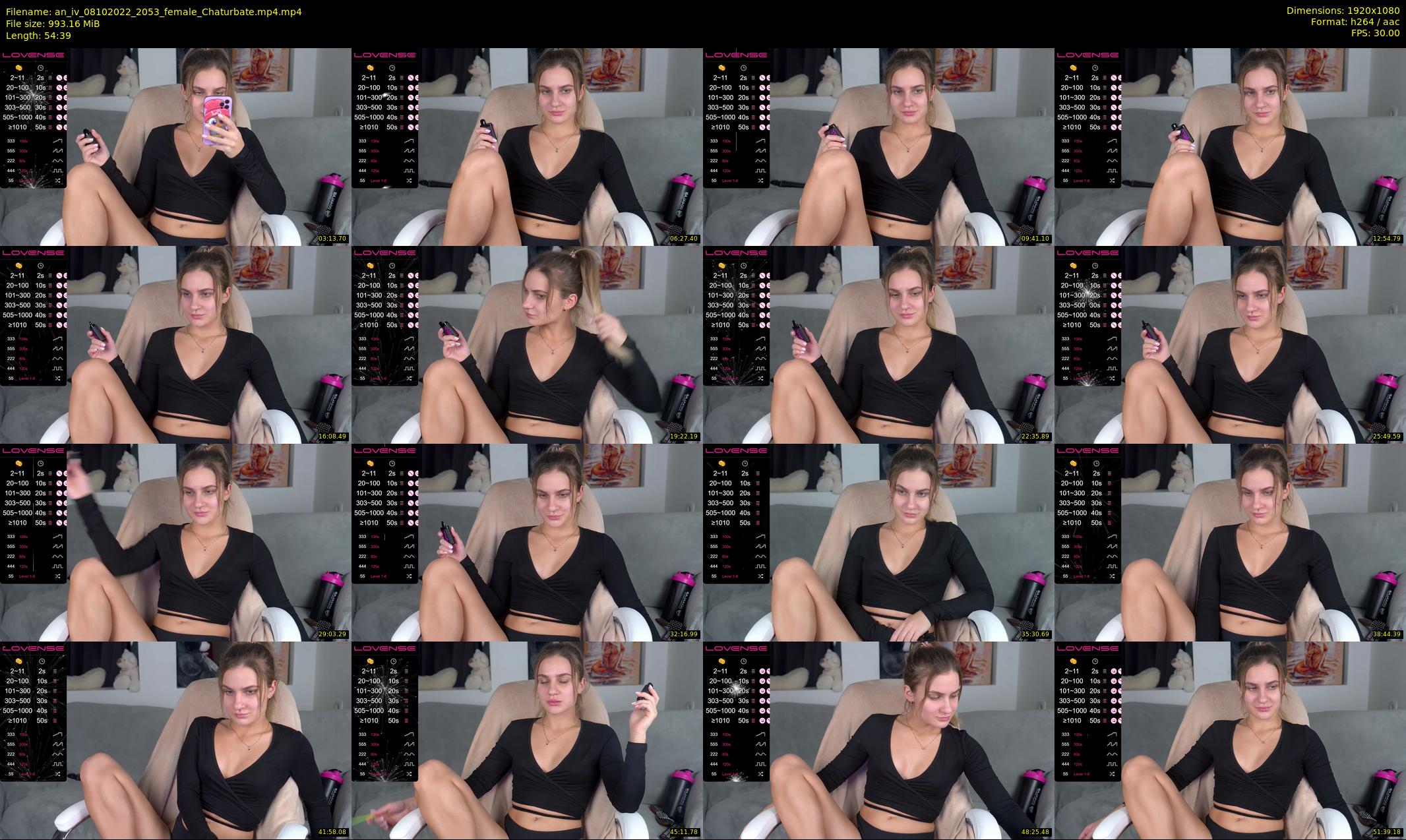 an_iv — 55 minute Chaturbate female cam show recording, 1080p, Oct 8, 2022