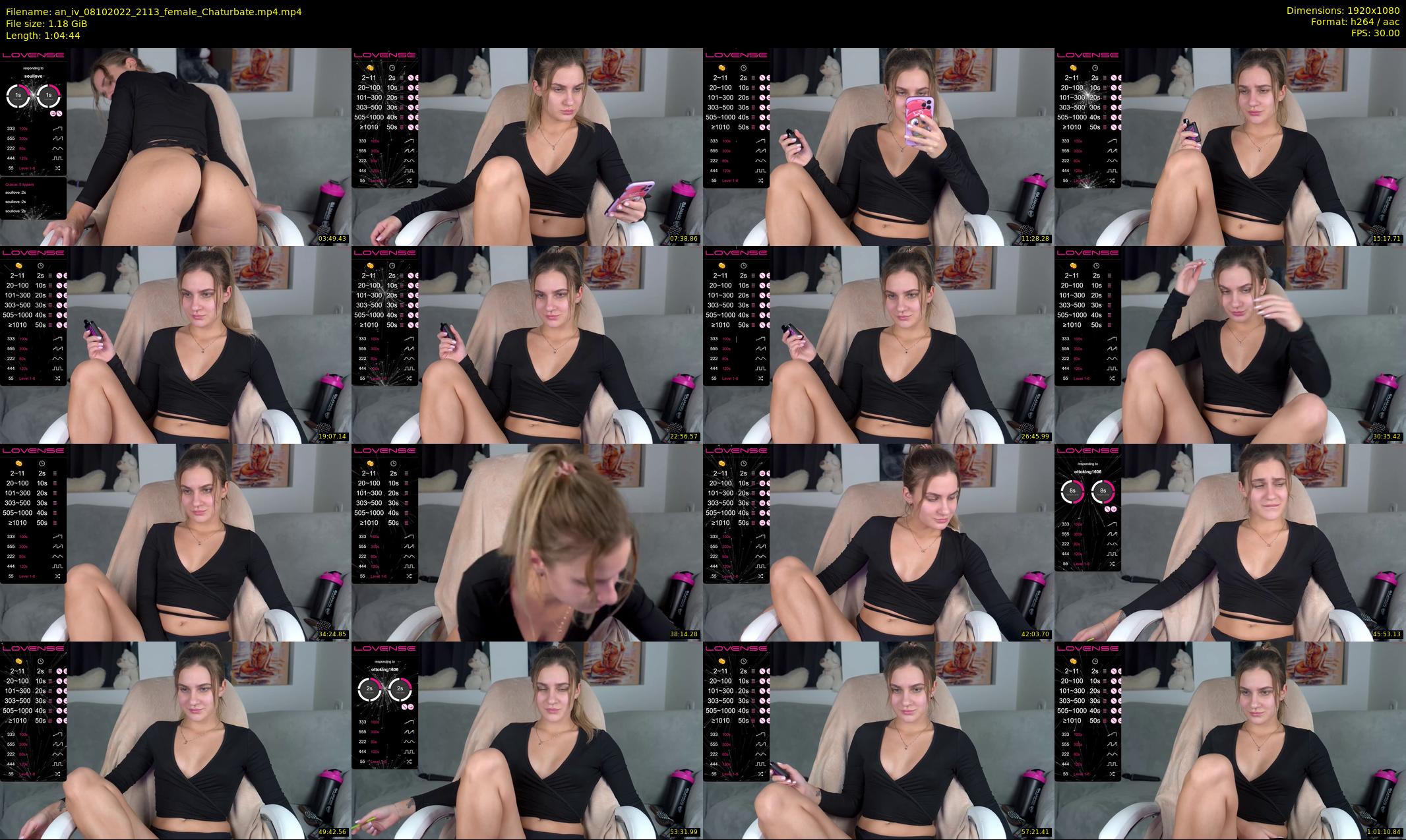 an_iv — 65 minute Chaturbate female cam show recording, 1080p, Oct 8, 2022