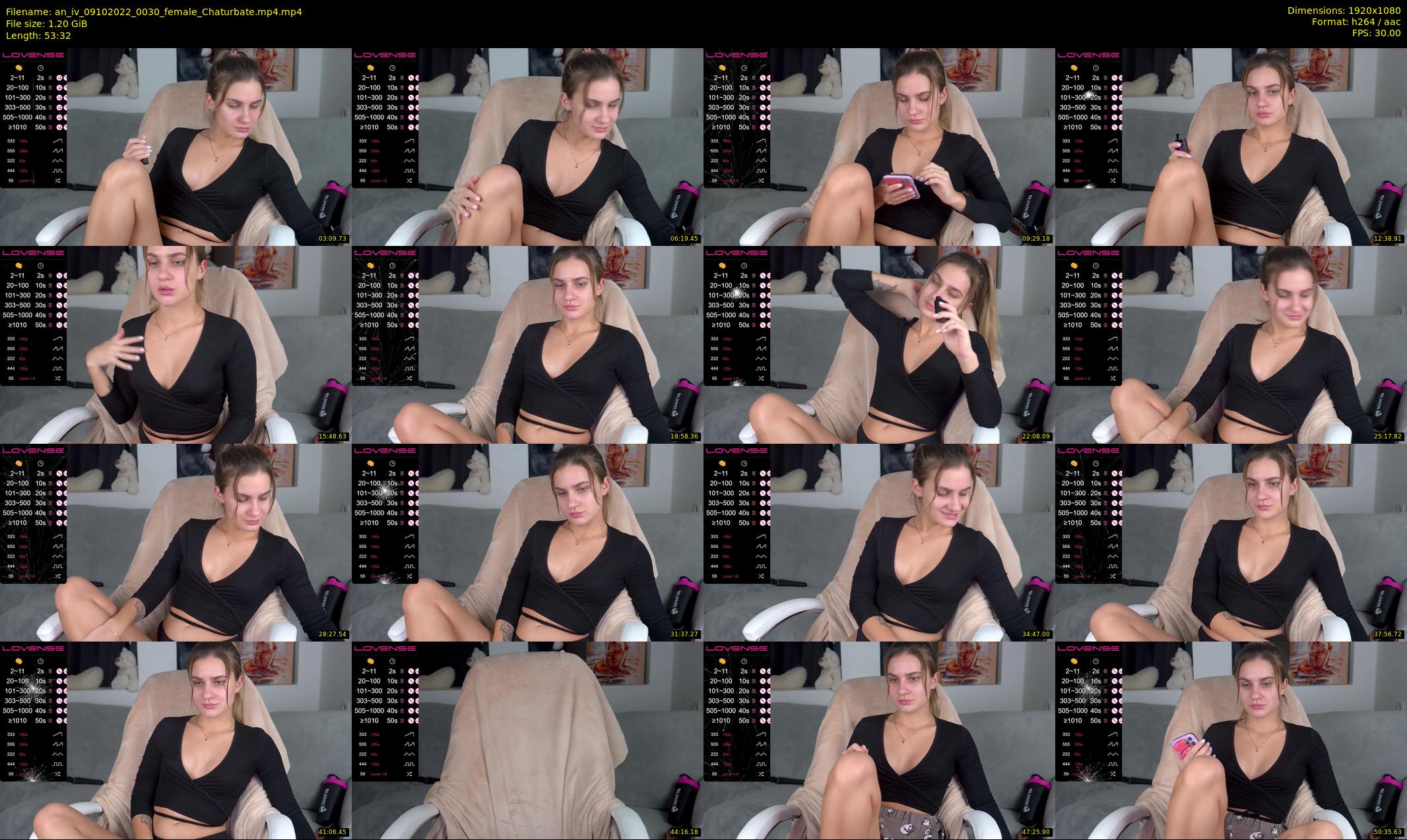 an_iv — 54 minute Chaturbate female cam show recording, 1080p, Oct 9, 2022