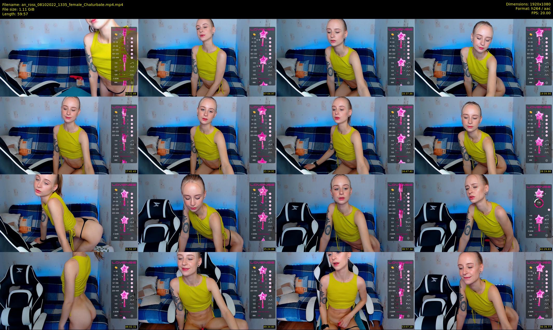 an_ross — 60 minute Chaturbate female cam show recording, 1080p, Oct 8, 2022