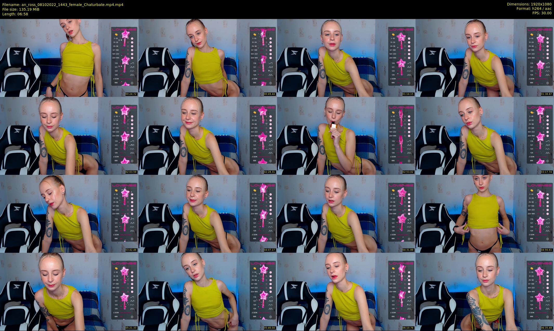 an_ross — 7 minute Chaturbate female cam show recording, 1080p, Oct 8, 2022