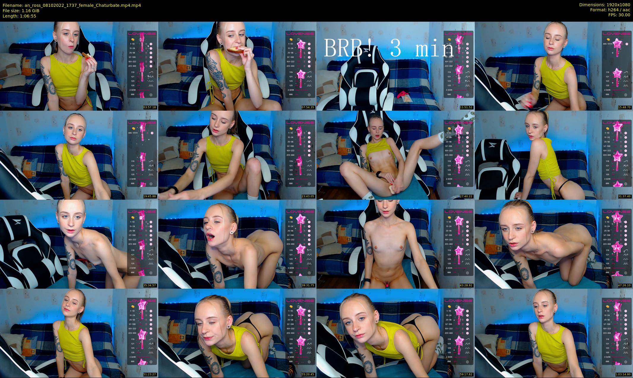 an_ross — 67 minute Chaturbate female cam show recording, 1080p, Oct 8, 2022