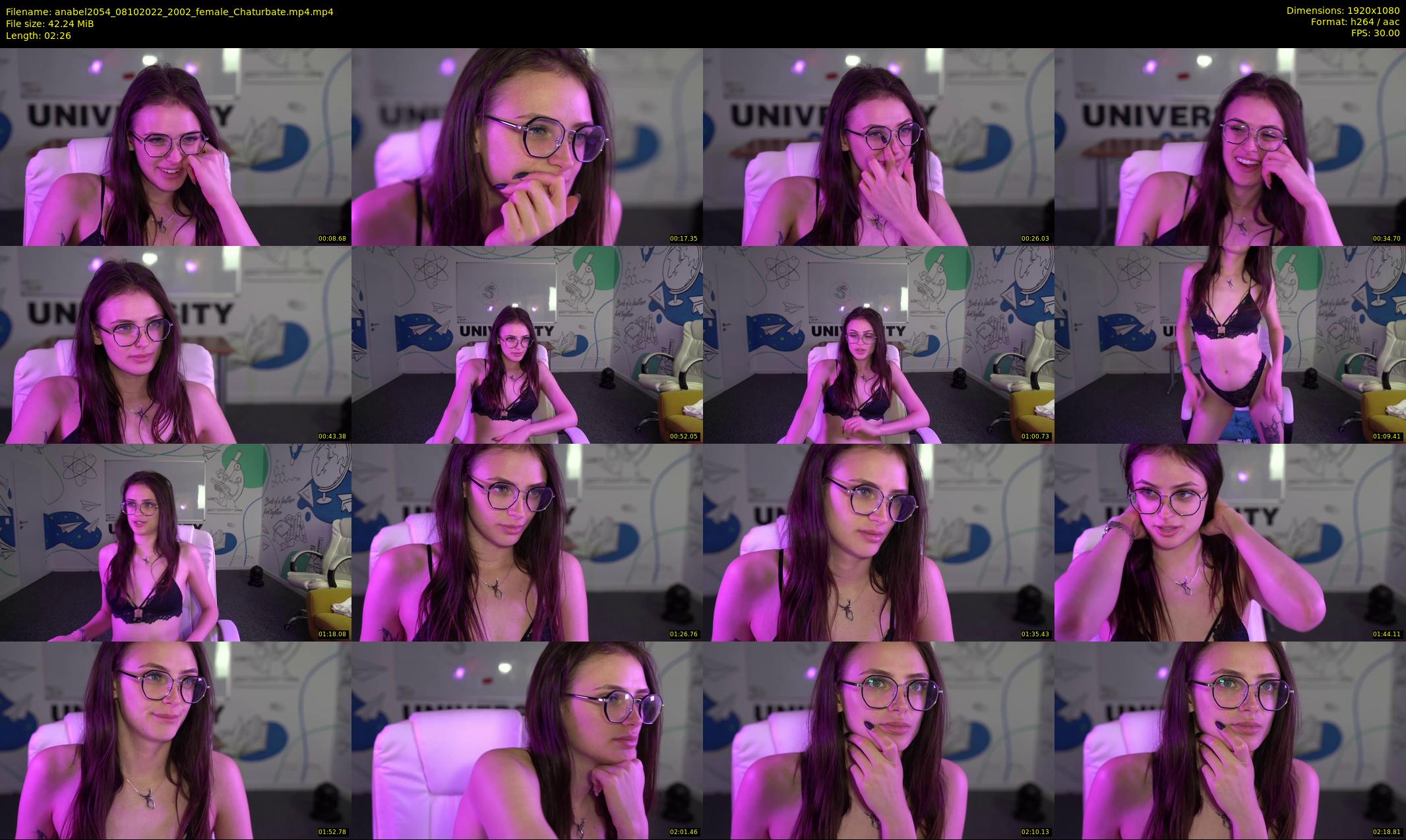anabel2054 — 3 minute Chaturbate female cam show recording, 1080p, Oct 8, 2022