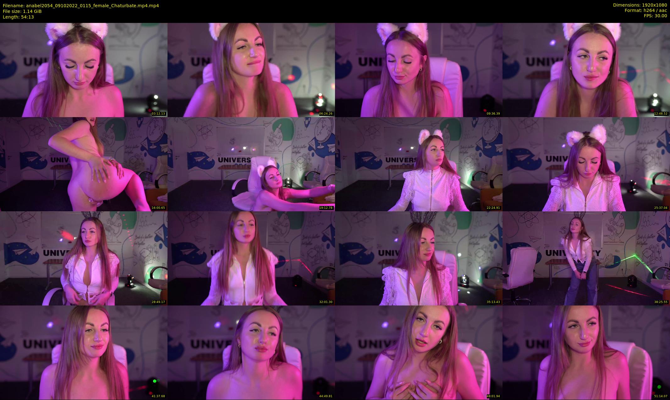 anabel2054 — 55 minute Chaturbate female cam show recording, 1080p, Oct 9, 2022