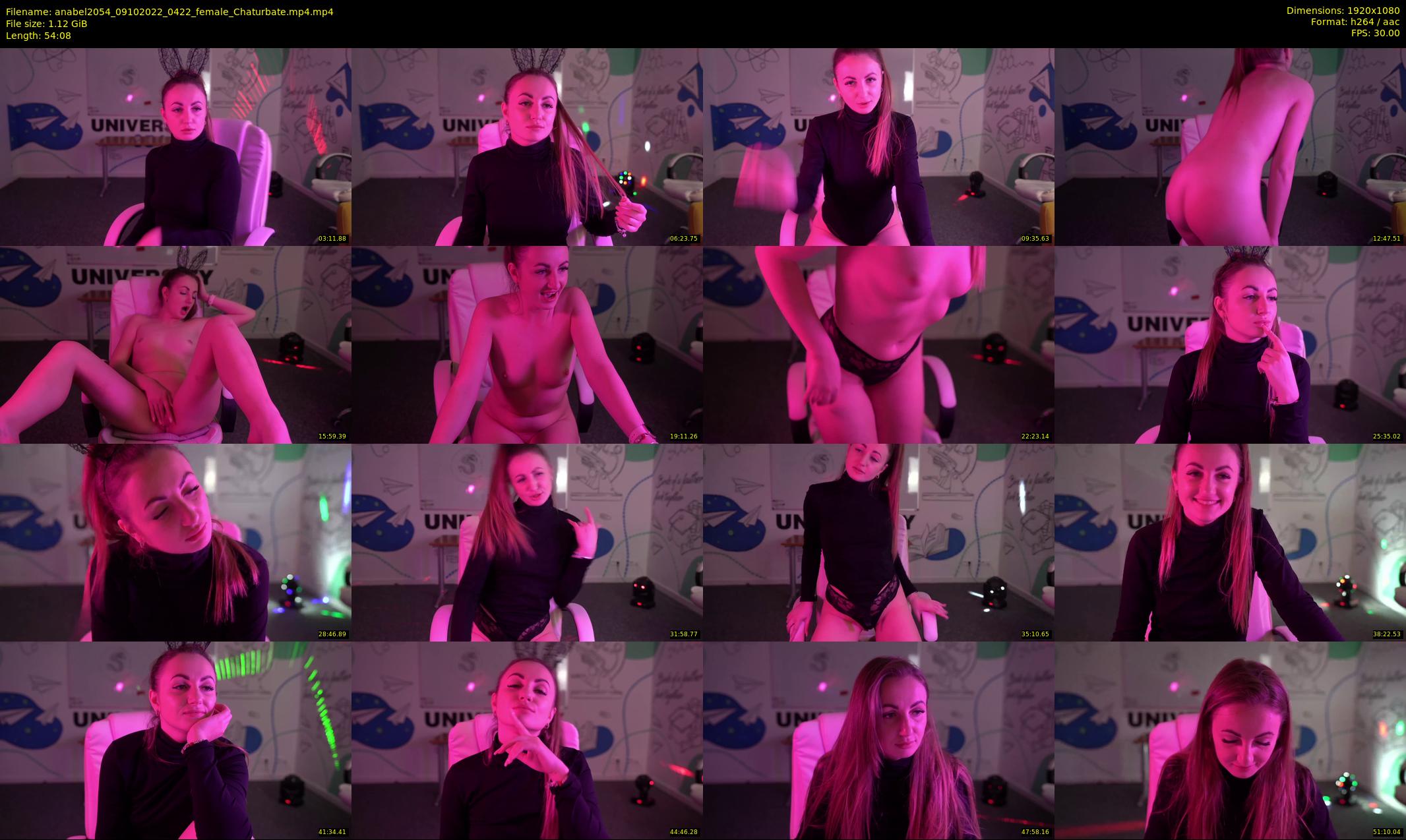 anabel2054 — 55 minute Chaturbate female cam show recording, 1080p, Oct 9, 2022