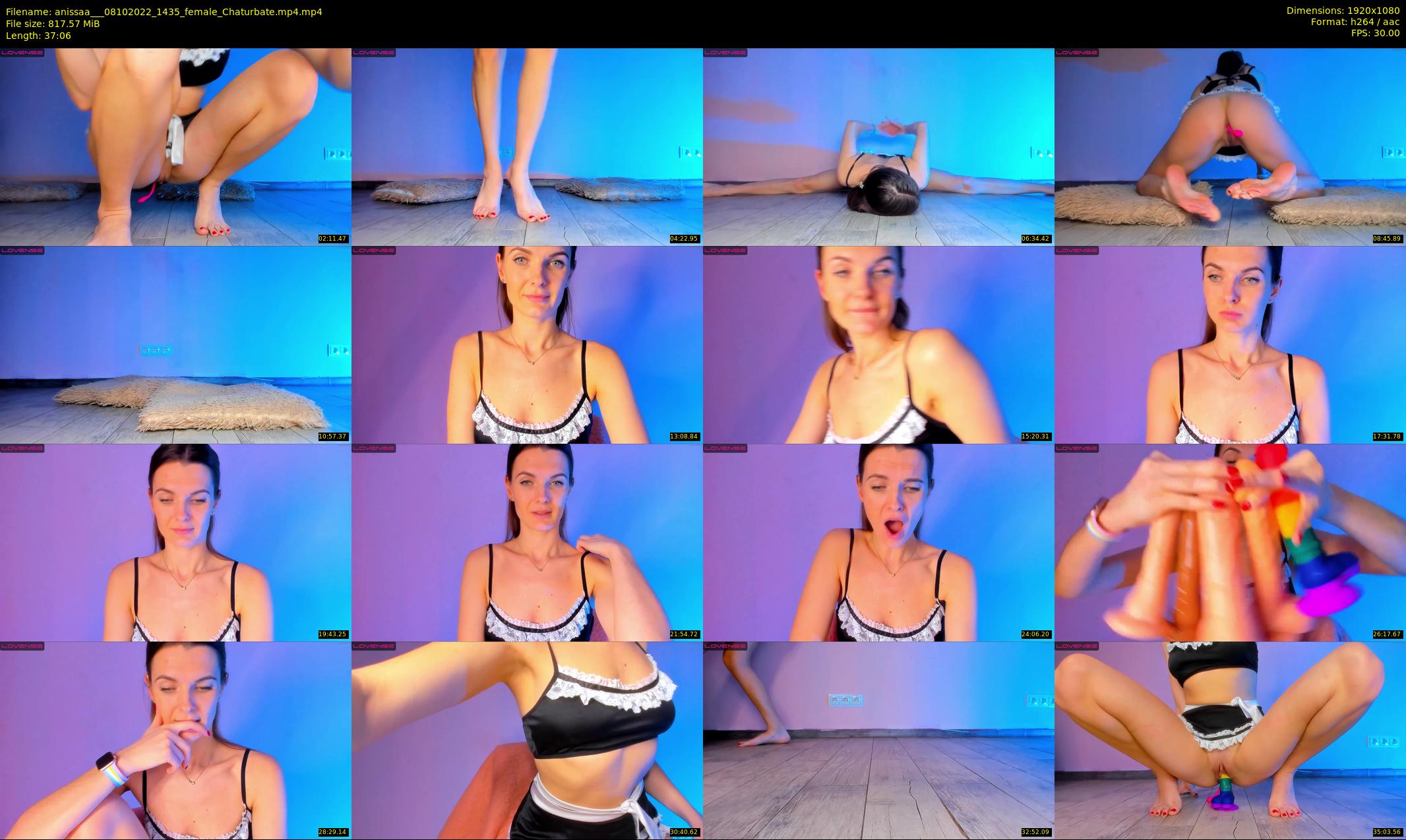 anissaa__ — 38 minute Chaturbate female cam show recording, 1080p, Oct 8, 2022