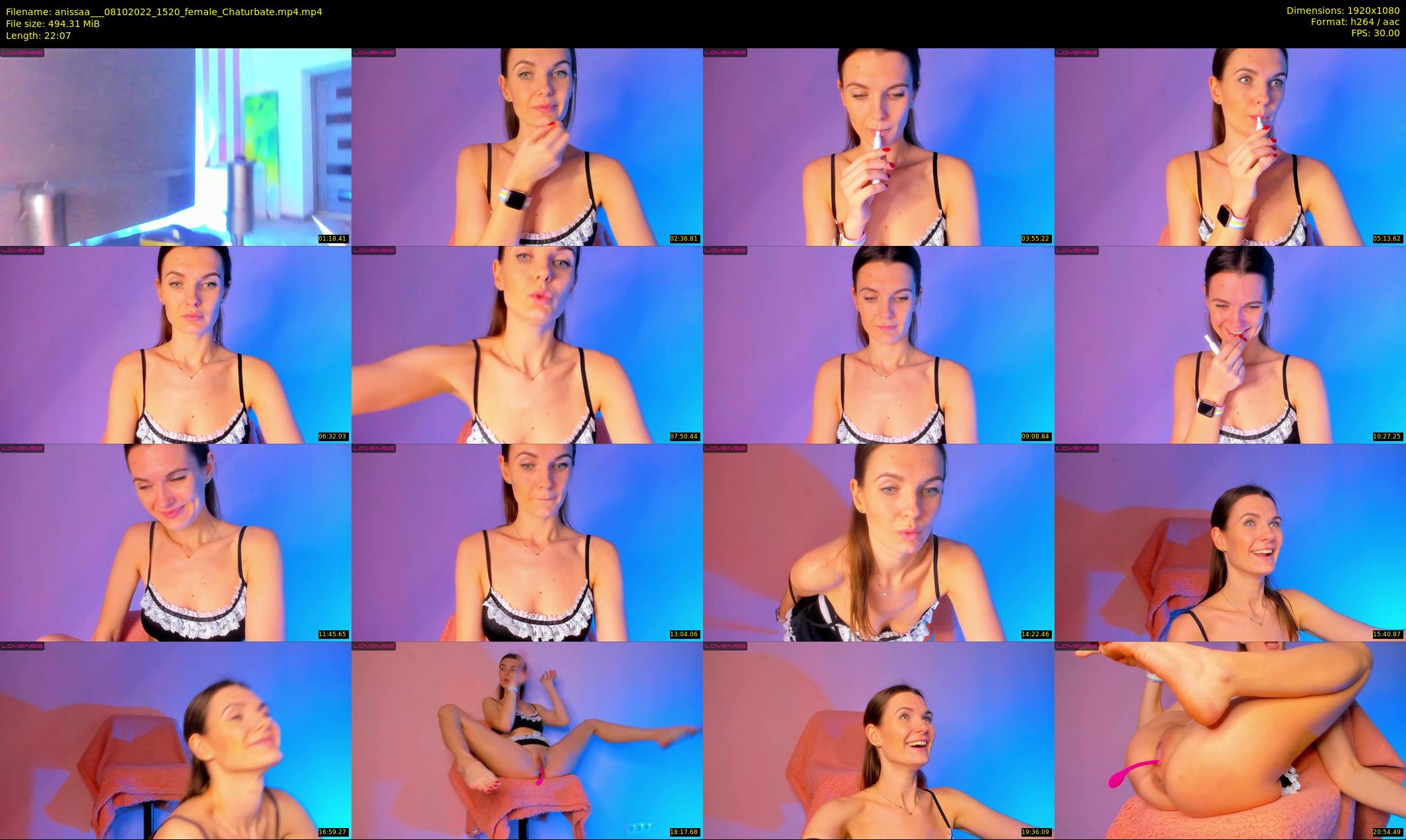 anissaa__ — 23 minute Chaturbate female cam show recording, 1080p, Oct 8, 2022