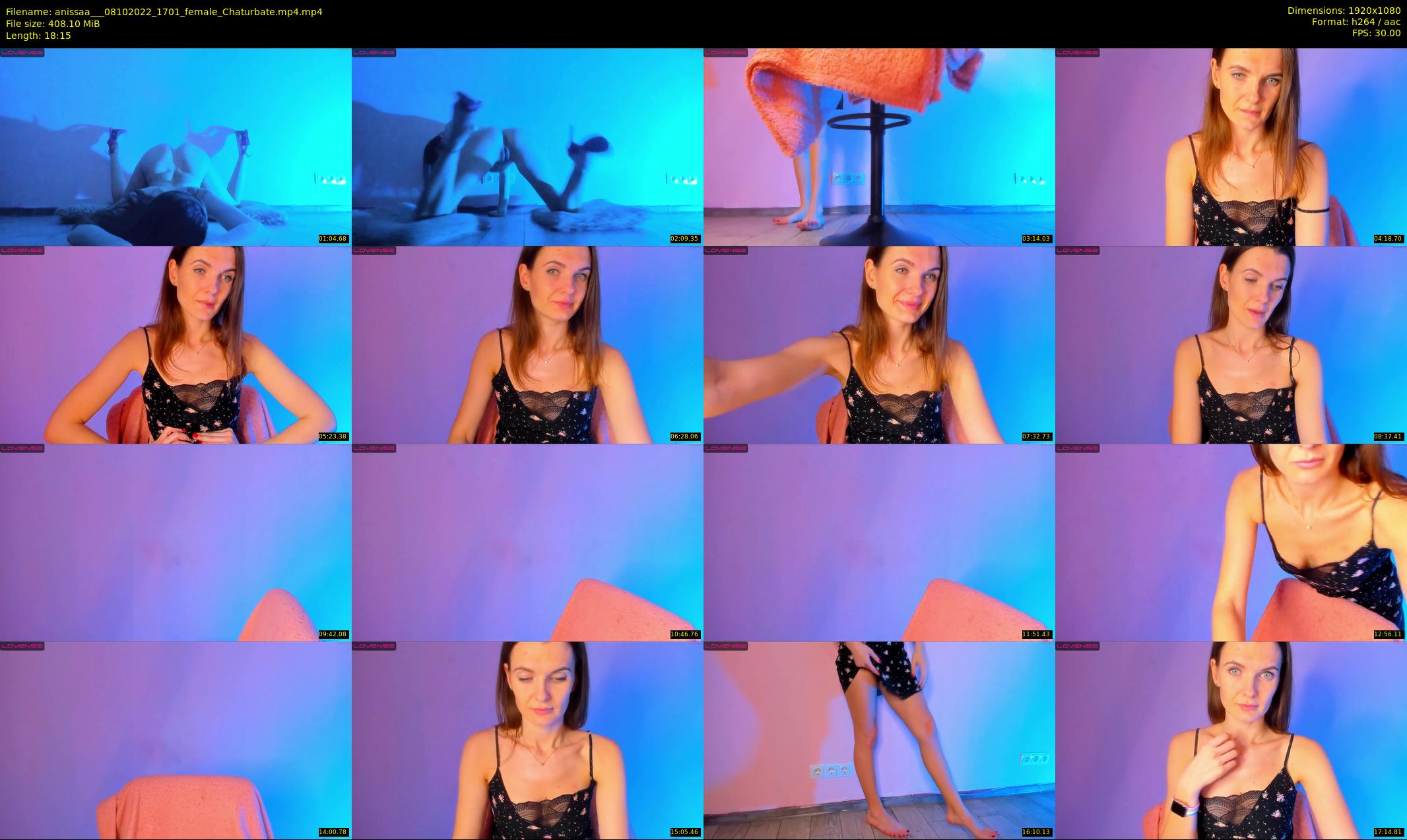 anissaa__ — 19 minute Chaturbate female cam show recording, 1080p, Oct 8, 2022