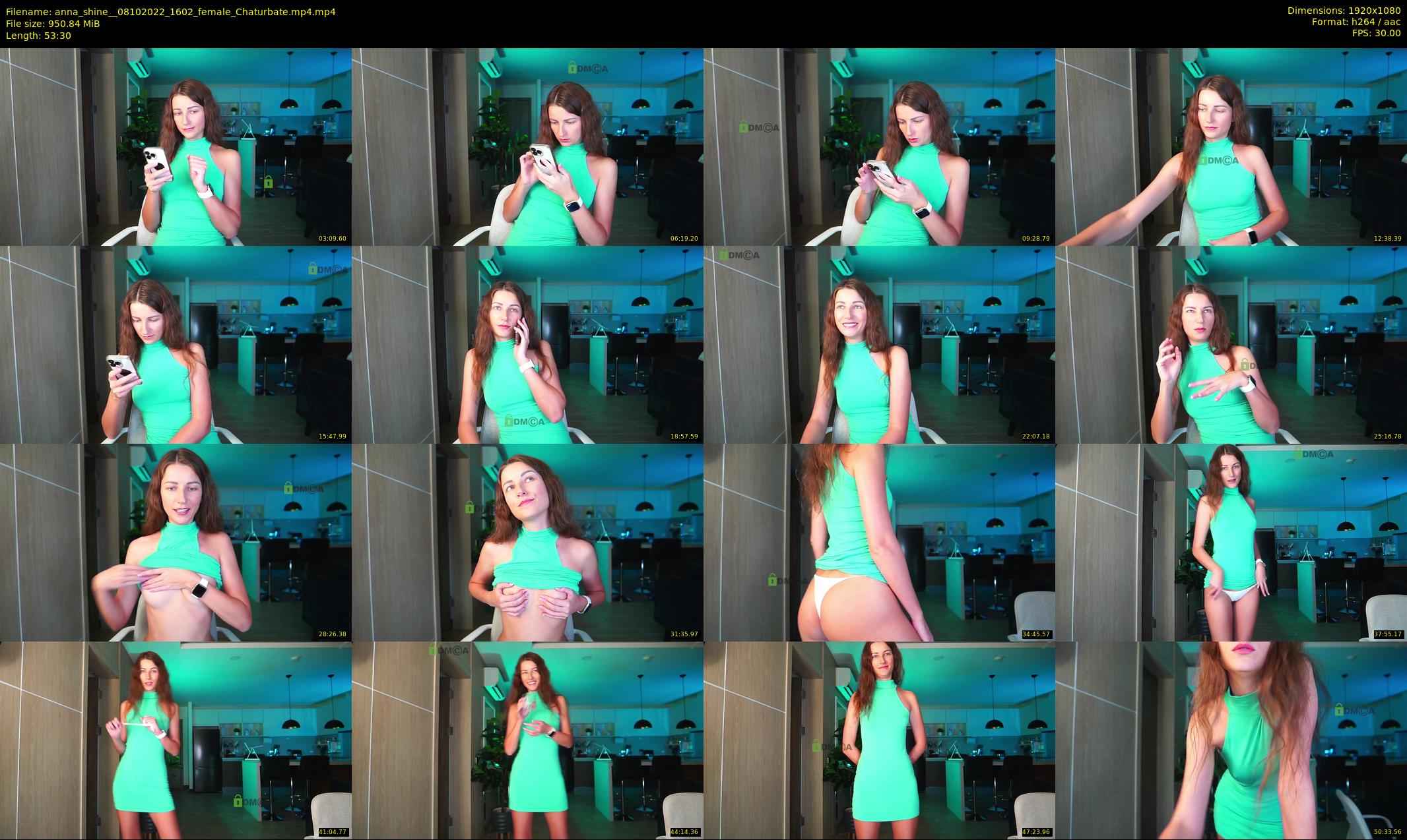 anna_shine_ — 54 minute Chaturbate female cam show recording, 1080p, Oct 8, 2022
