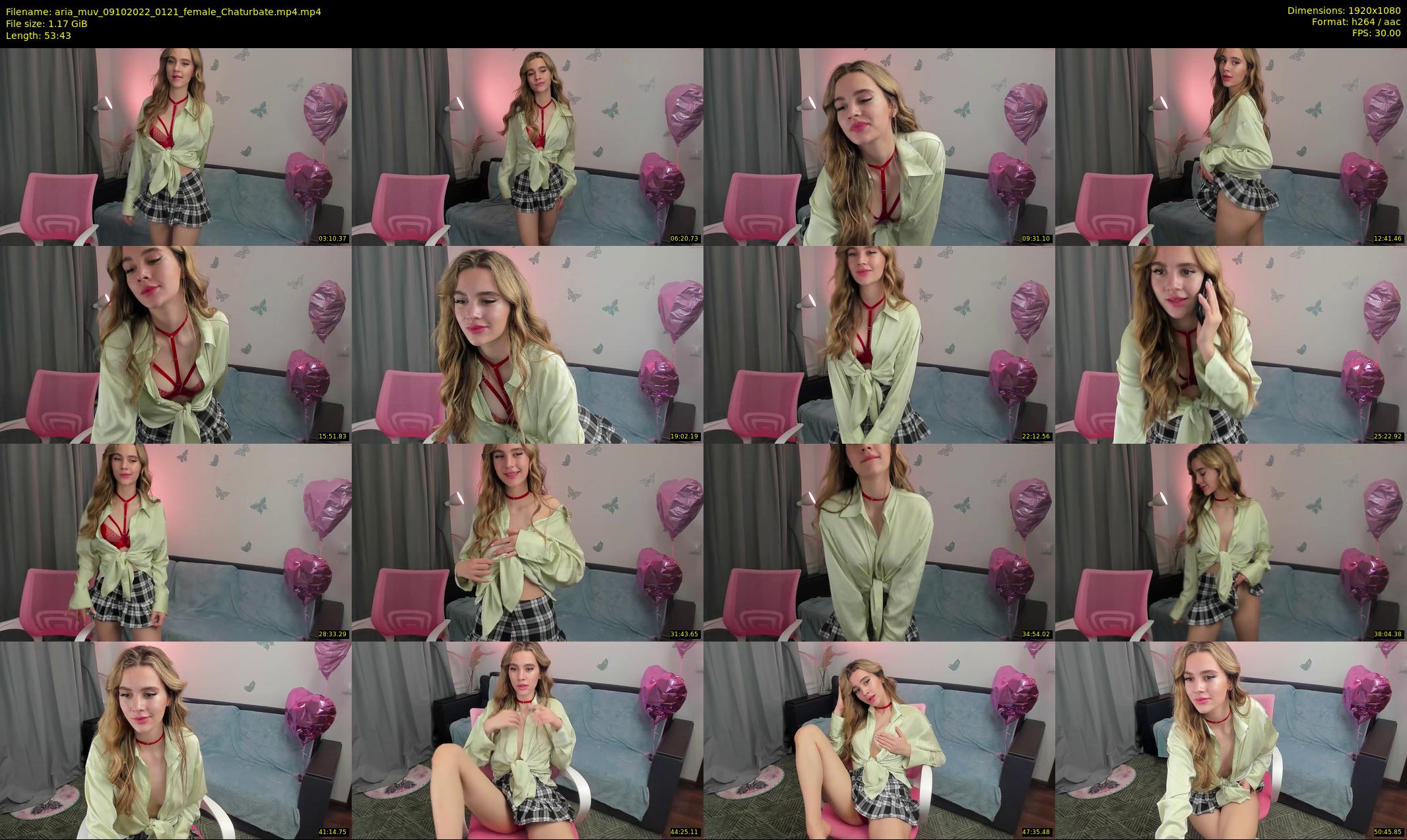 aria_muv — 54 minute Chaturbate female cam show recording, 1080p, Oct 9, 2022