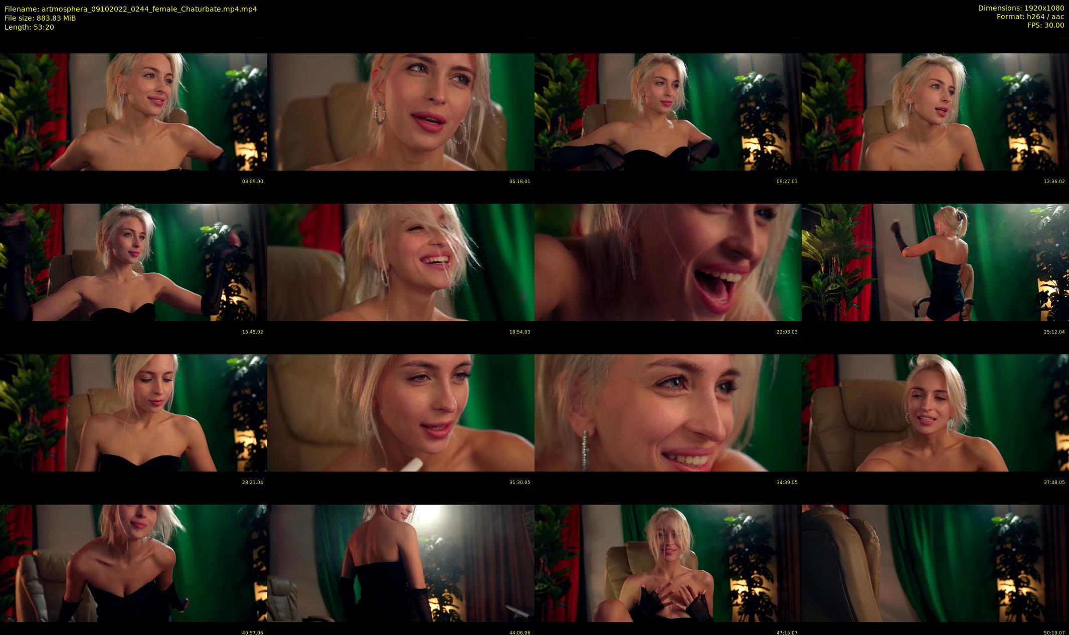 artmosphera — 54 minute Chaturbate female cam show recording, 1080p, Oct 9, 2022