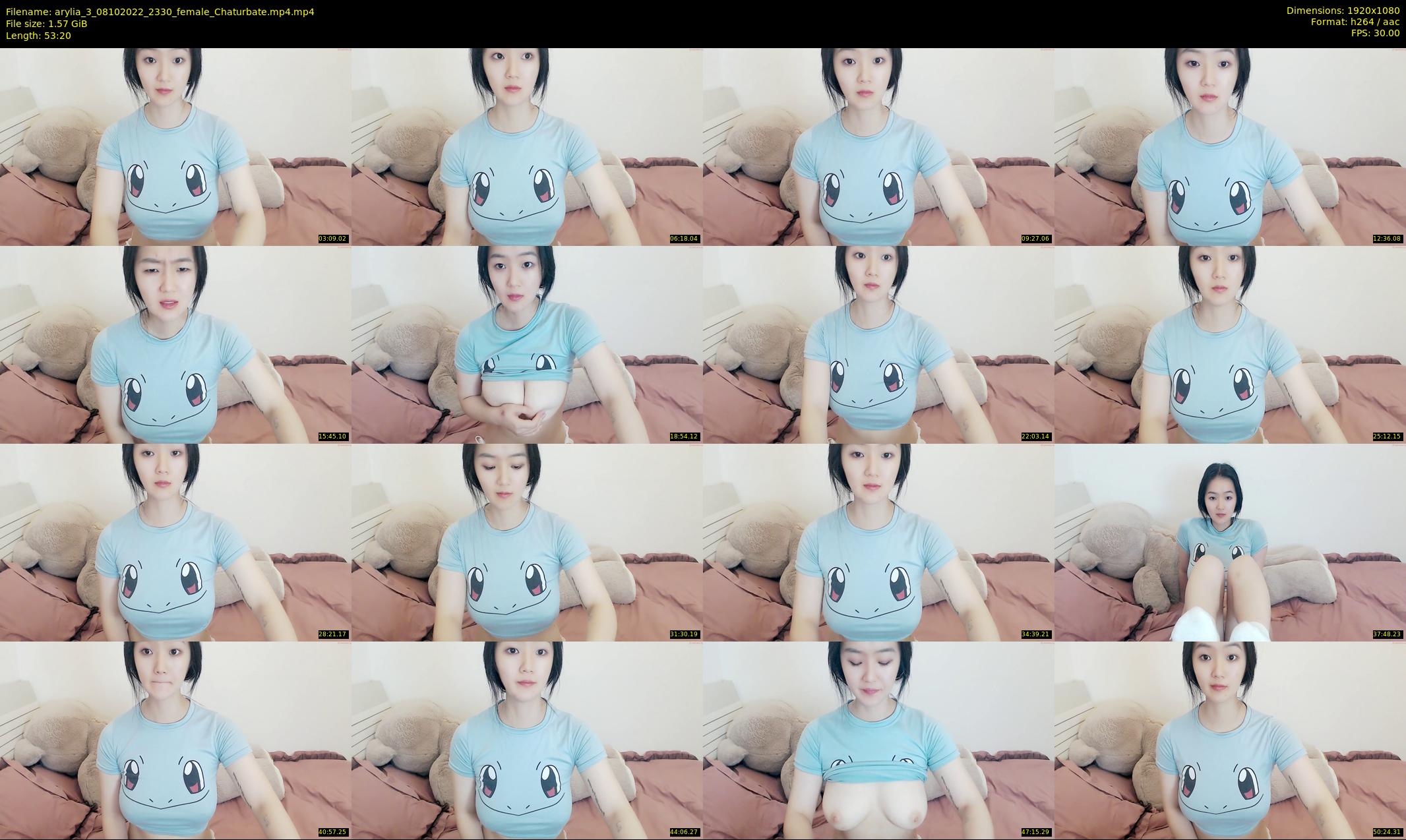 arylia_3 — 54 minute Chaturbate female cam show recording, 1080p, Oct 8, 2022