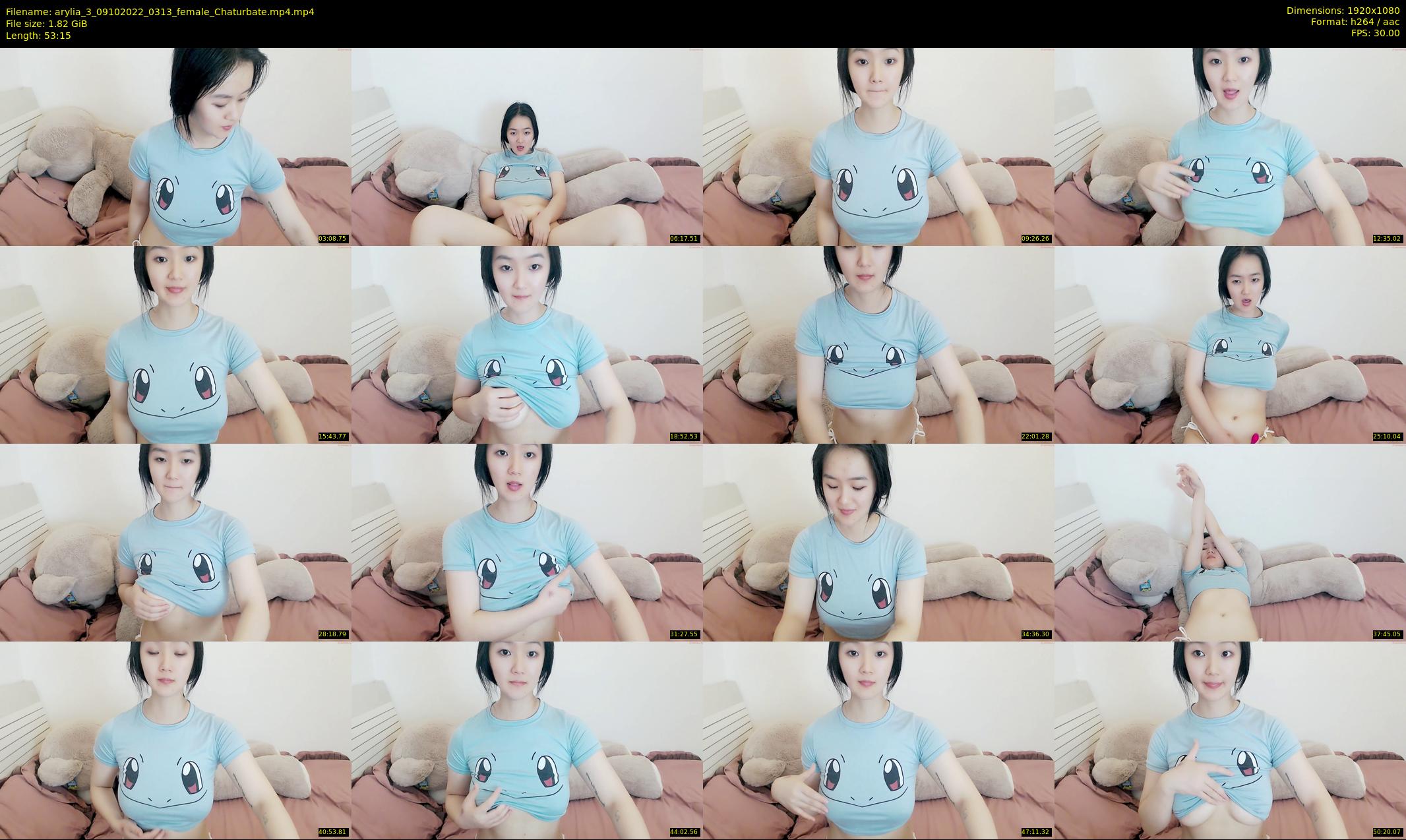 arylia_3 — 54 minute Chaturbate female cam show recording, 1080p, Oct 9, 2022