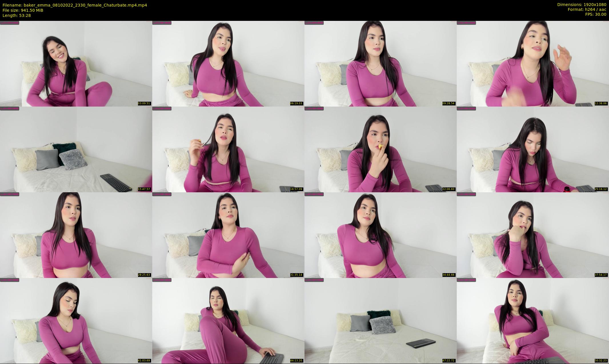 baker_emma — 54 minute Chaturbate female cam show recording, 1080p, Oct 8, 2022