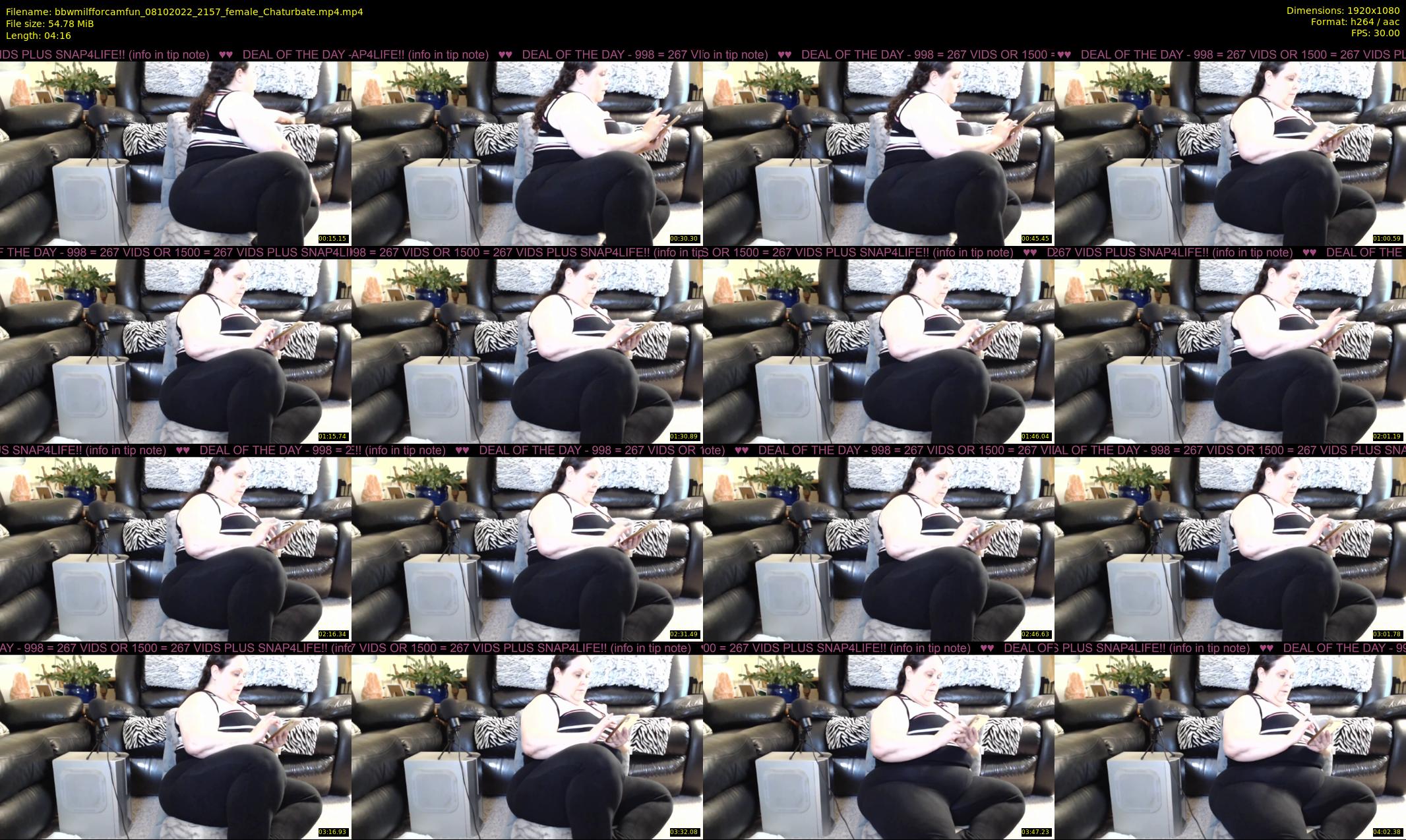 bbwmilfforcamfun — 5 minute Chaturbate female cam show recording, 1080p, Oct 8, 2022