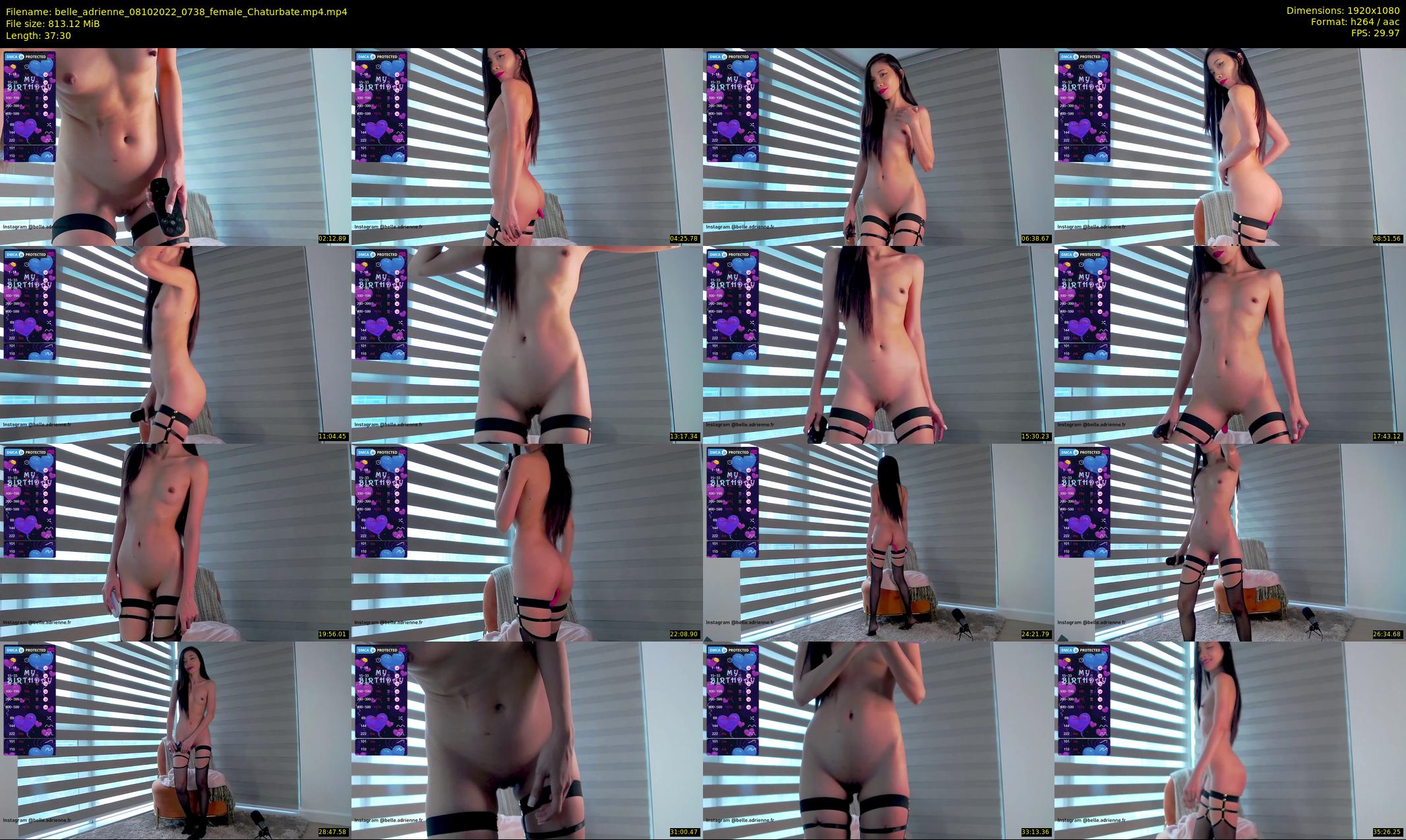 belle_adrienne — 38 minute Chaturbate couple cam show recording, 1080p, Oct 8, 2022