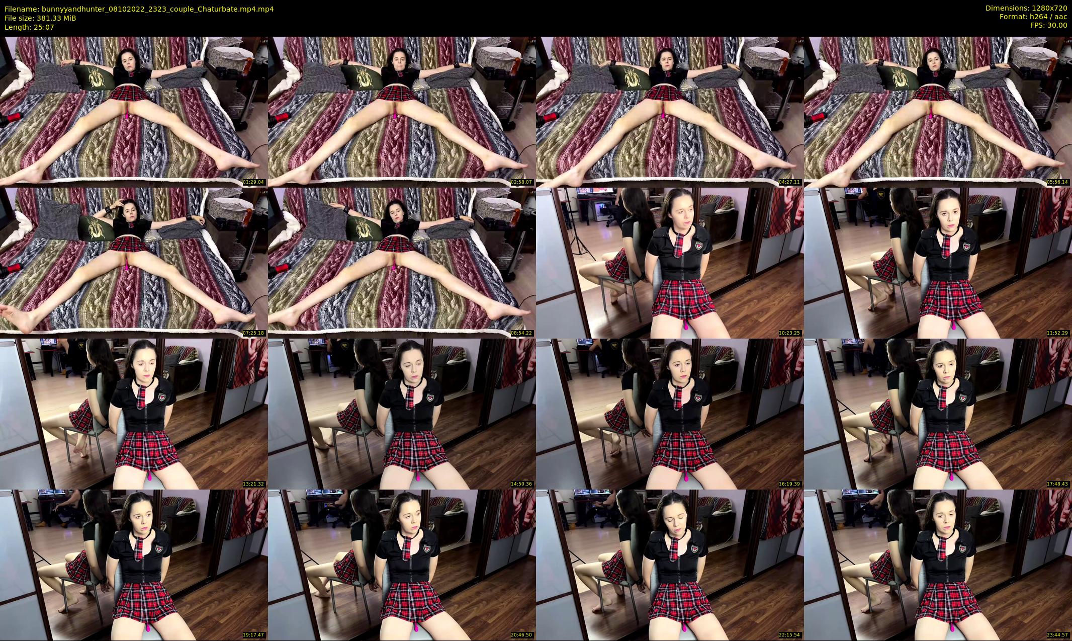 bunnyyandhunter — 26 minute Chaturbate couple cam show recording, 720p, Oct 8, 2022
