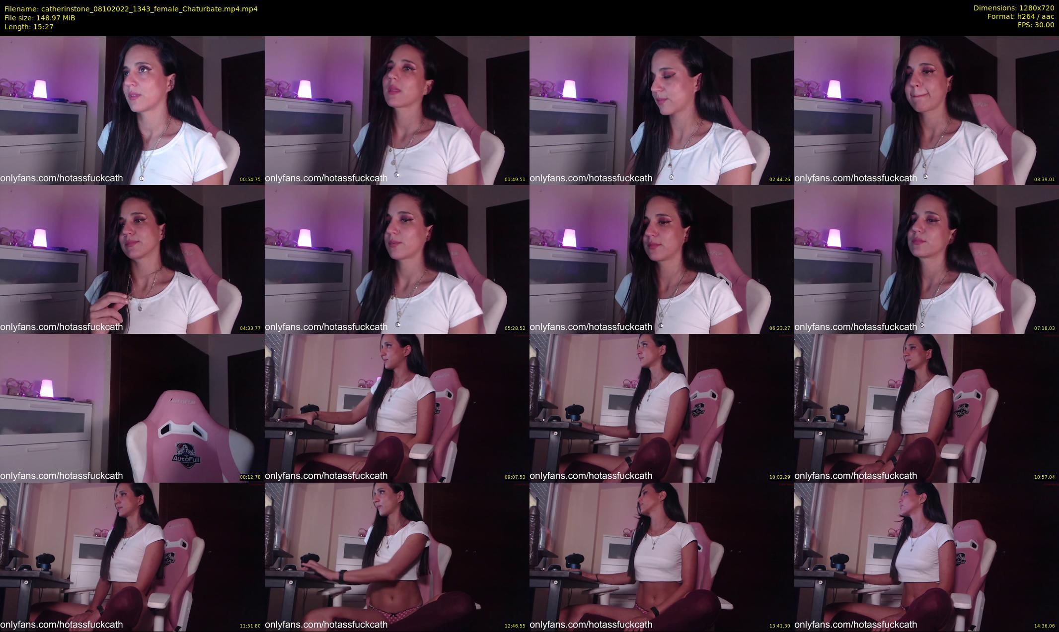 catherinstone — 16 minute Chaturbate female cam show recording, 720p, Oct 8, 2022
