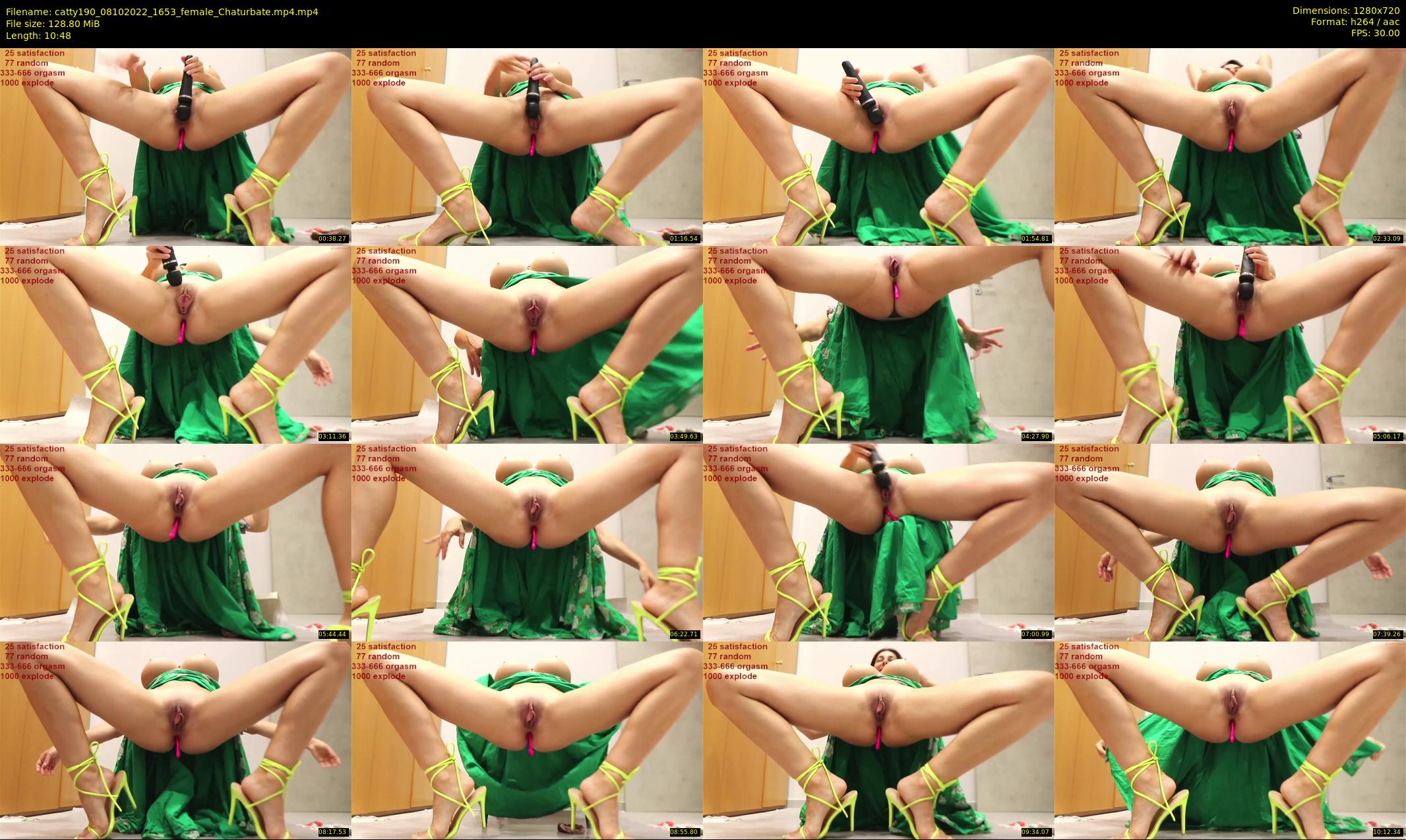 catty190 — 11 minute Chaturbate female cam show recording, 720p, Oct 8, 2022