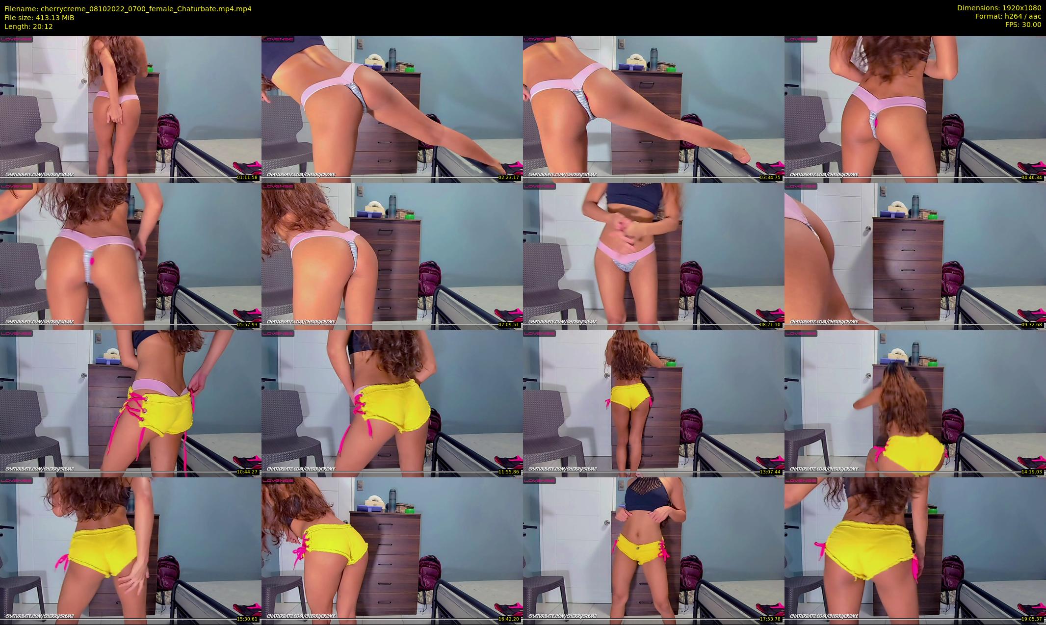 cherrycreme — 21 minute Chaturbate female cam show recording, 1080p, Oct 8, 2022