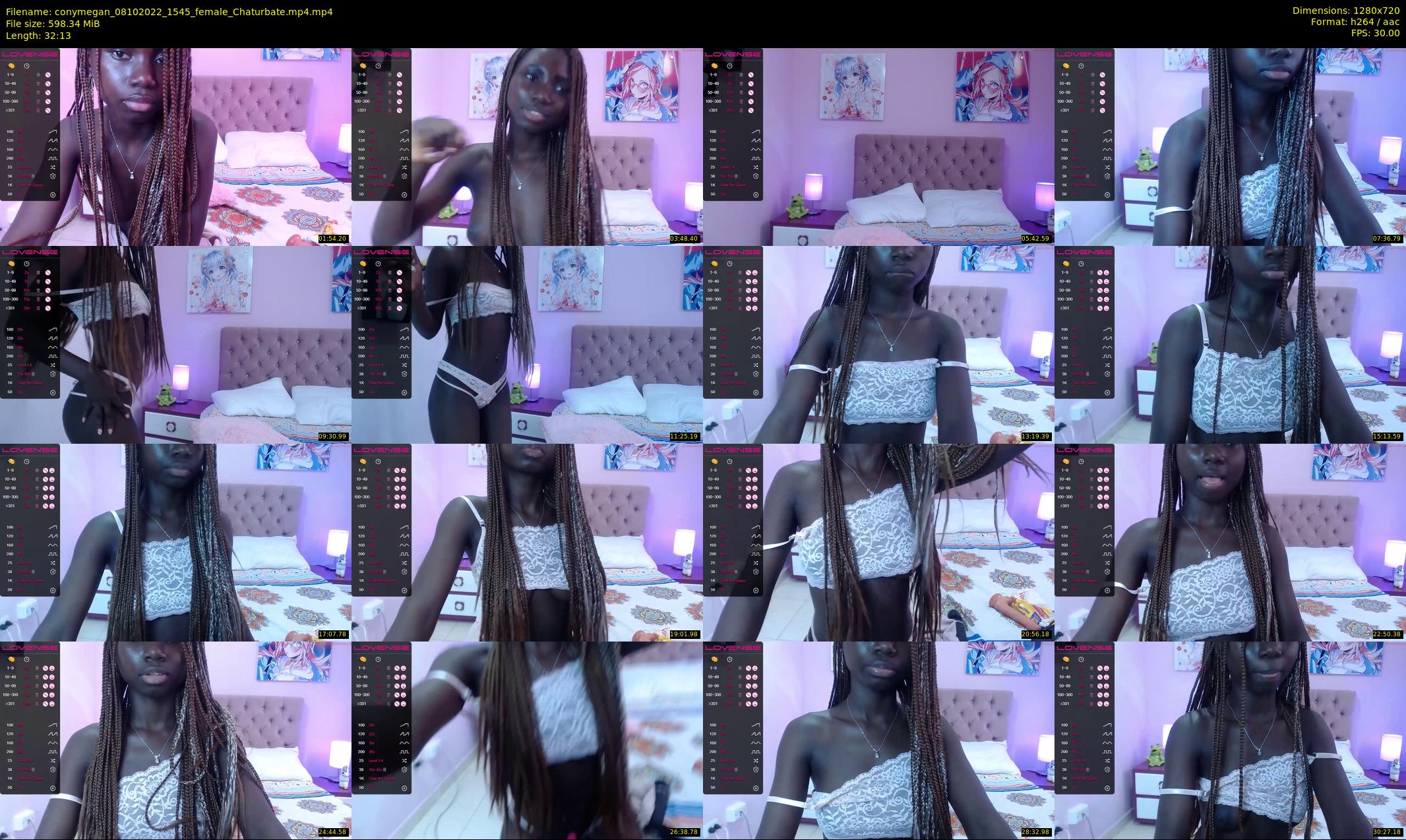 conymegan — 33 minute Chaturbate female cam show recording, 720p, Oct 8, 2022