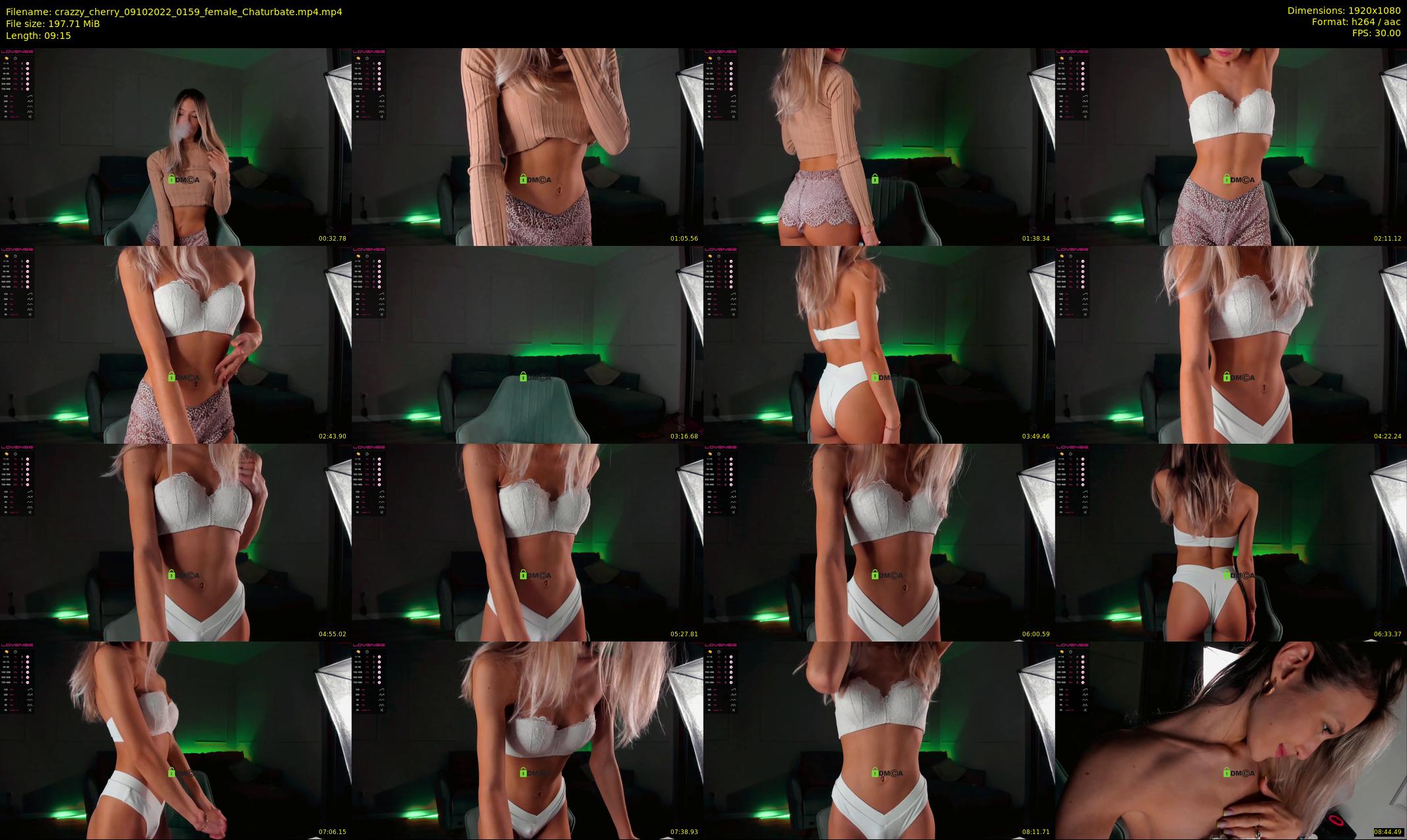 crazzy_cherry — 10 minute Chaturbate female cam show recording, 1080p, Oct 9, 2022