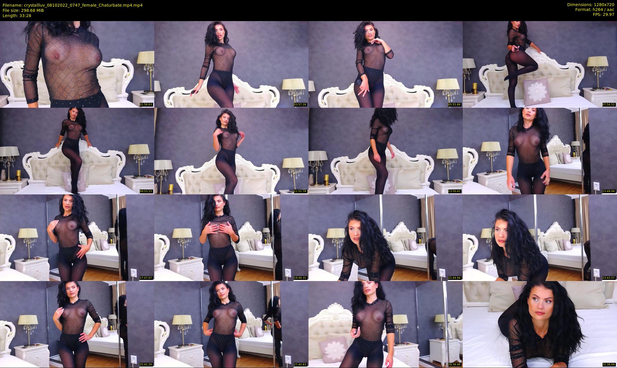 crystallluv — 34 minute Chaturbate female cam show recording, 720p, Oct 8, 2022