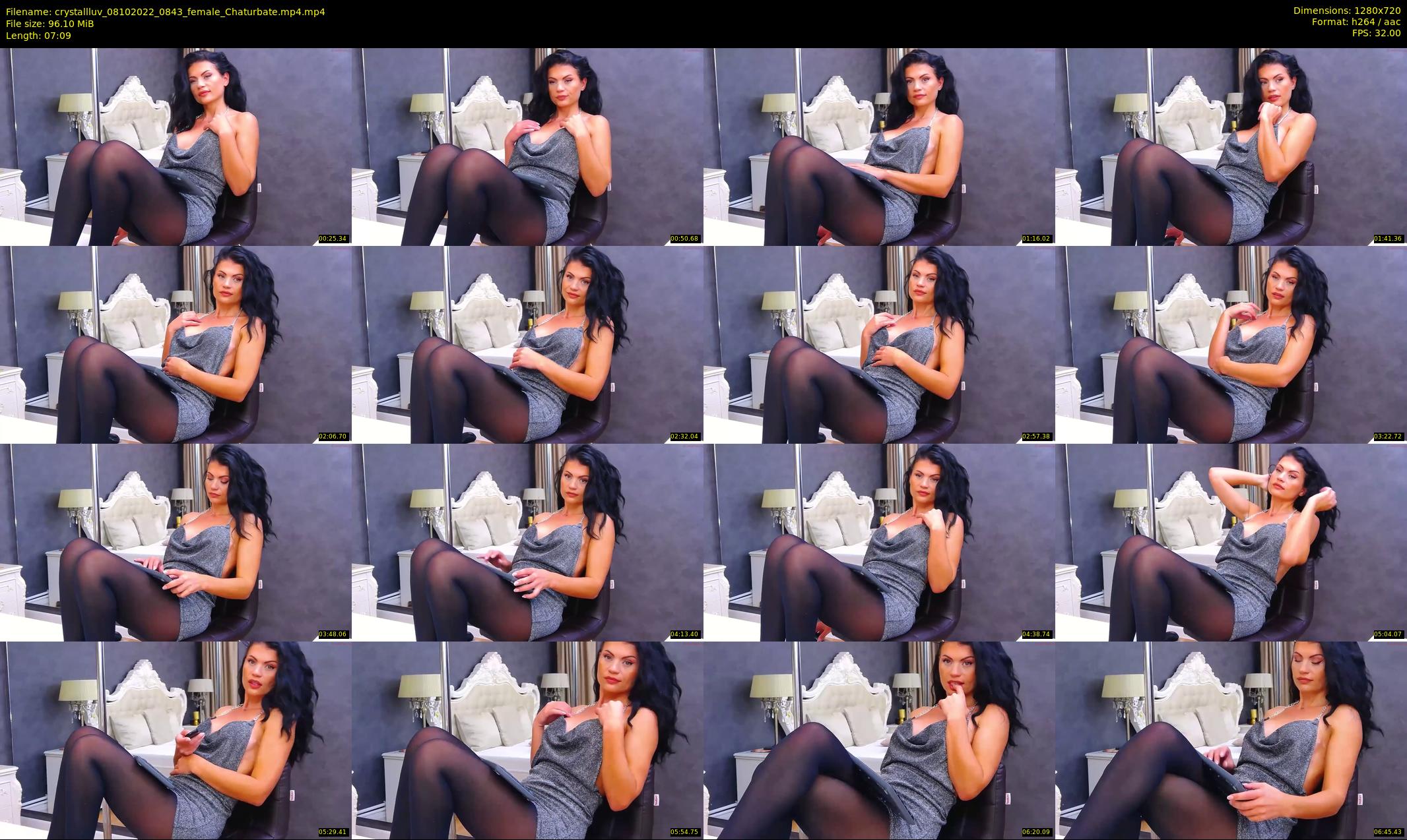 crystallluv — 8 minute Chaturbate female cam show recording, 720p, Oct 8, 2022
