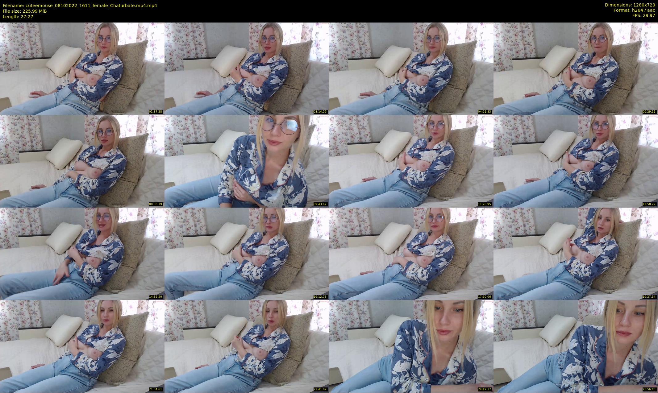 cuteemouse — 28 minute Chaturbate female cam show recording, 720p, Oct 8, 2022