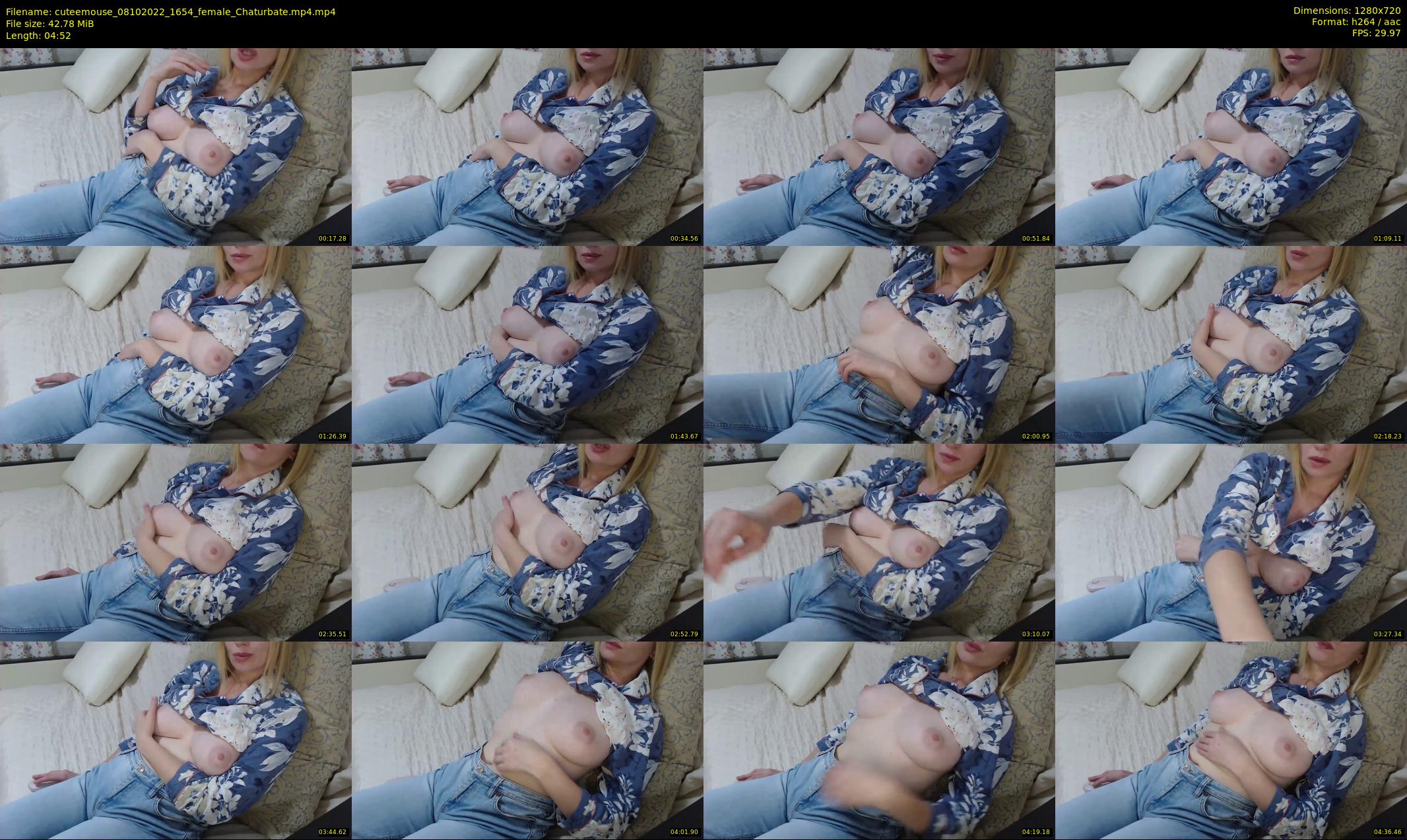 cuteemouse — 5 minute Chaturbate female cam show recording, 720p, Oct 8, 2022