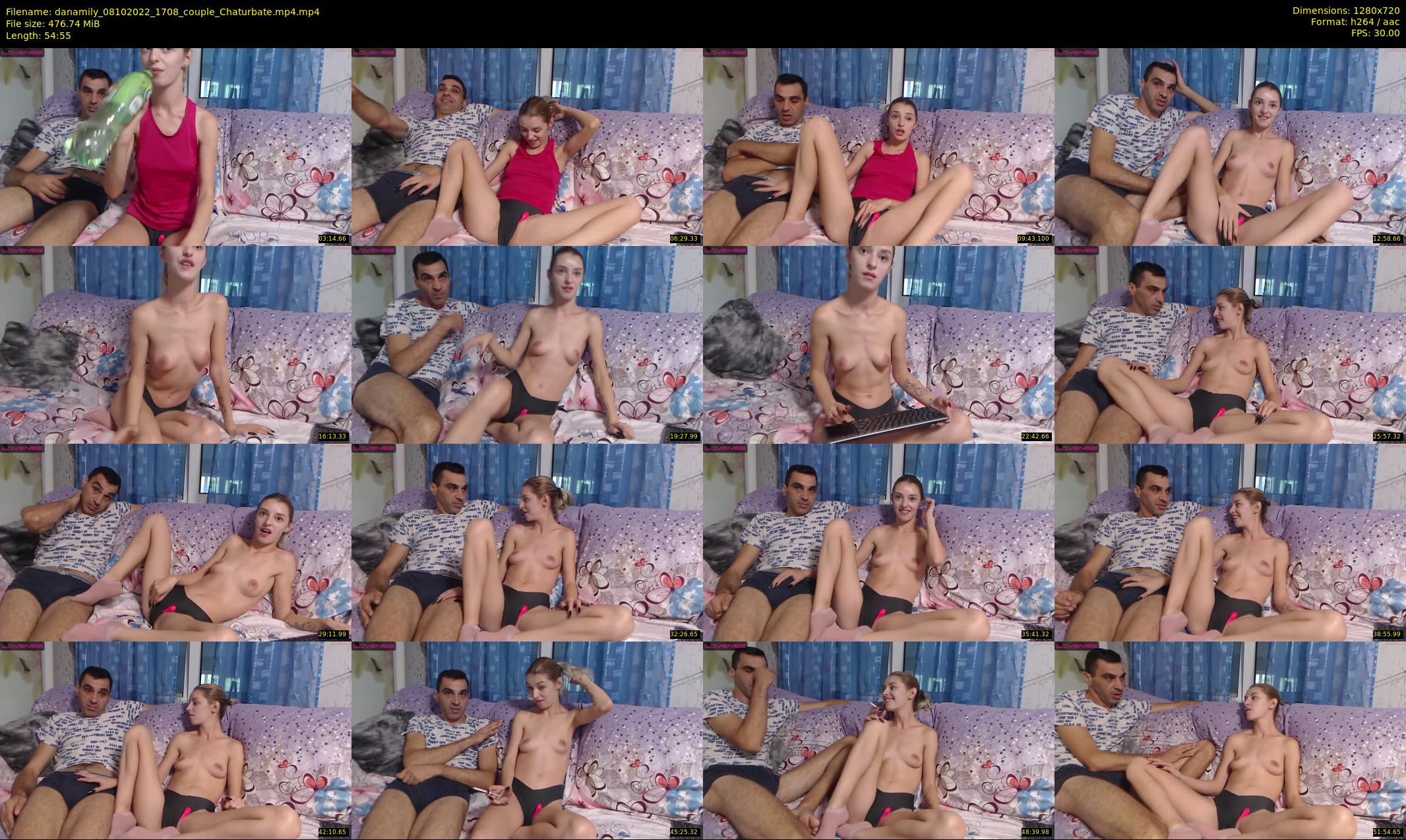 danamily — 55 minute Chaturbate female cam show recording, 720p, Oct 8, 2022
