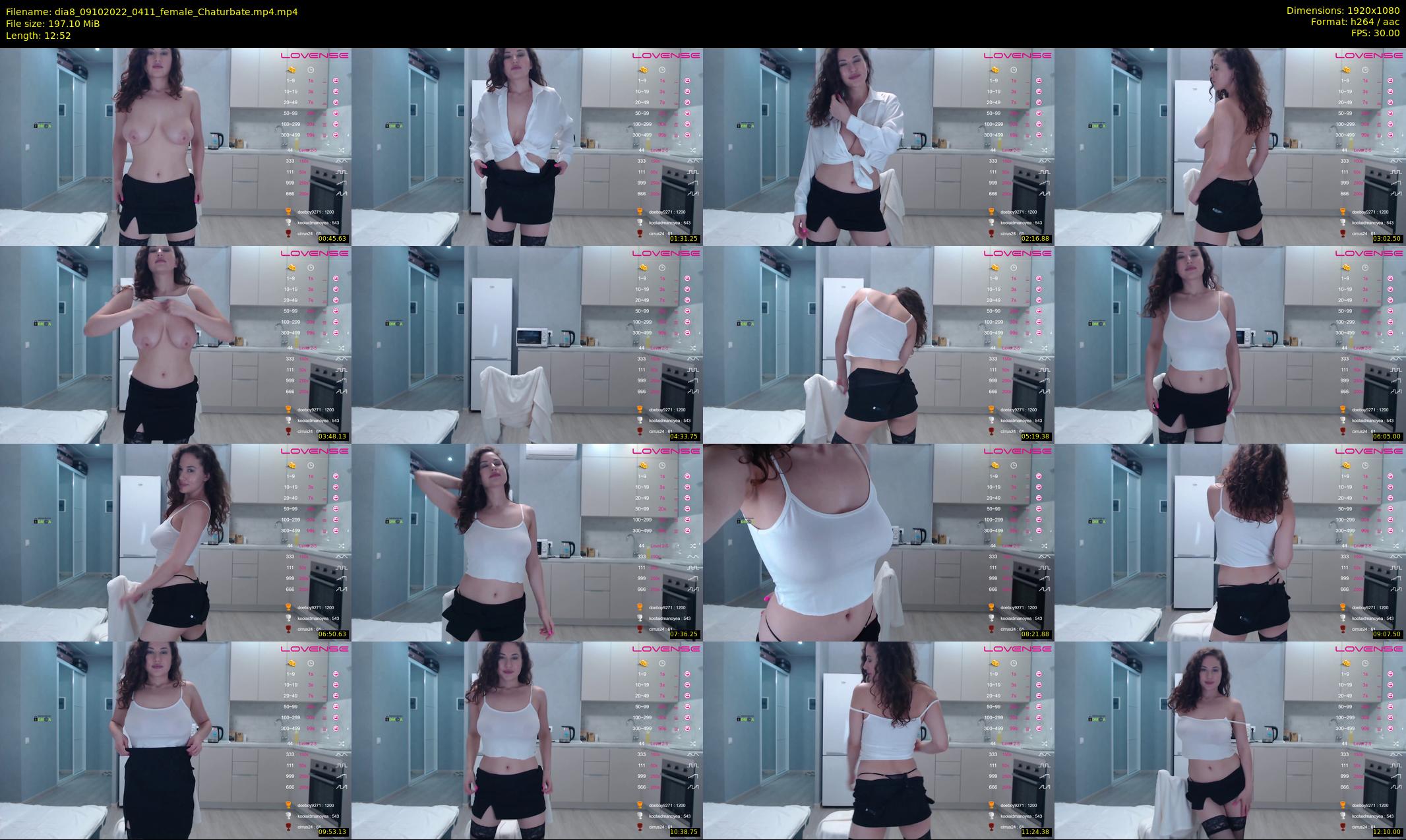 dia8 — 13 minute Chaturbate female cam show recording, 1080p, Oct 9, 2022