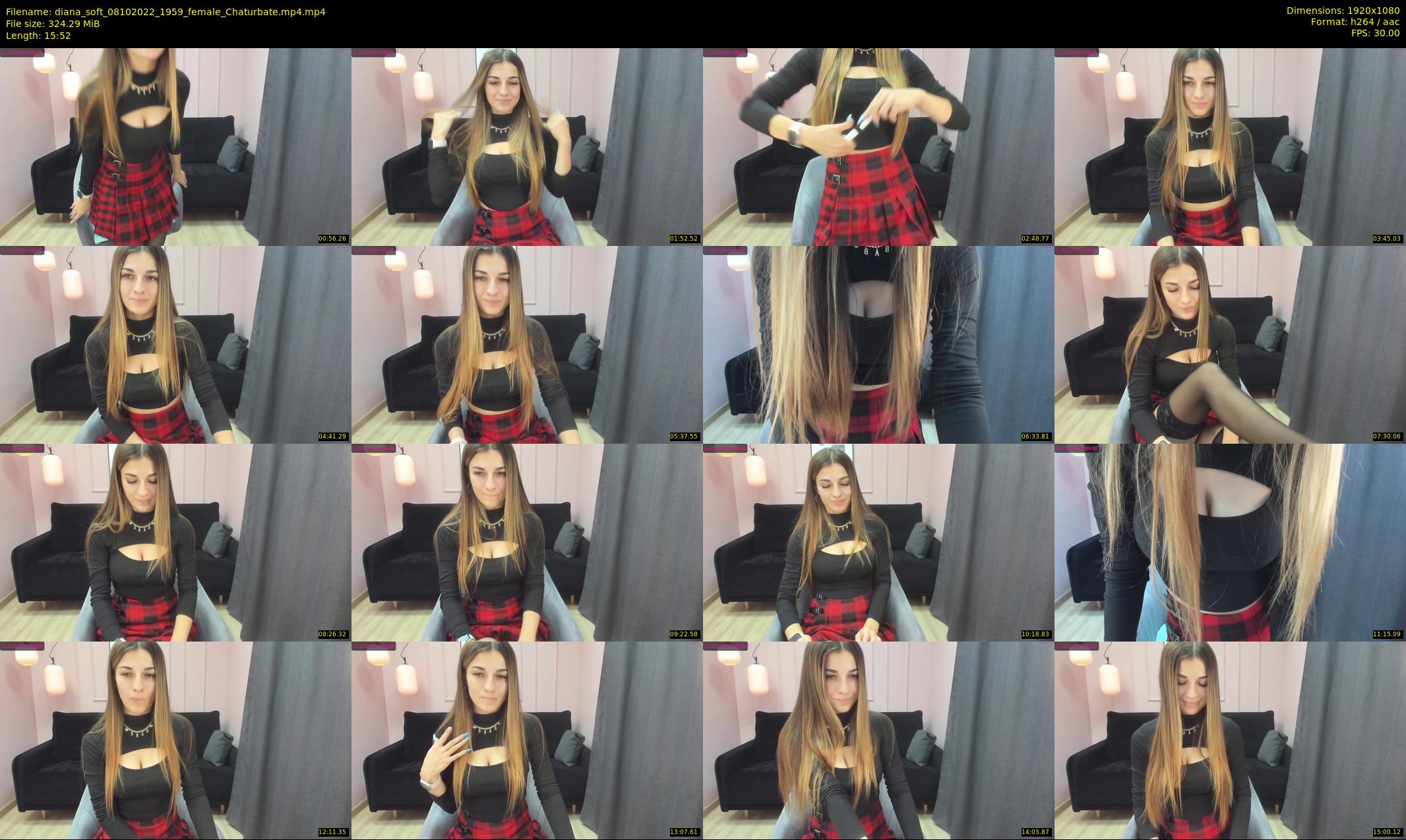 diana_soft — 16 minute Chaturbate female cam show recording, 1080p, Oct 8, 2022
