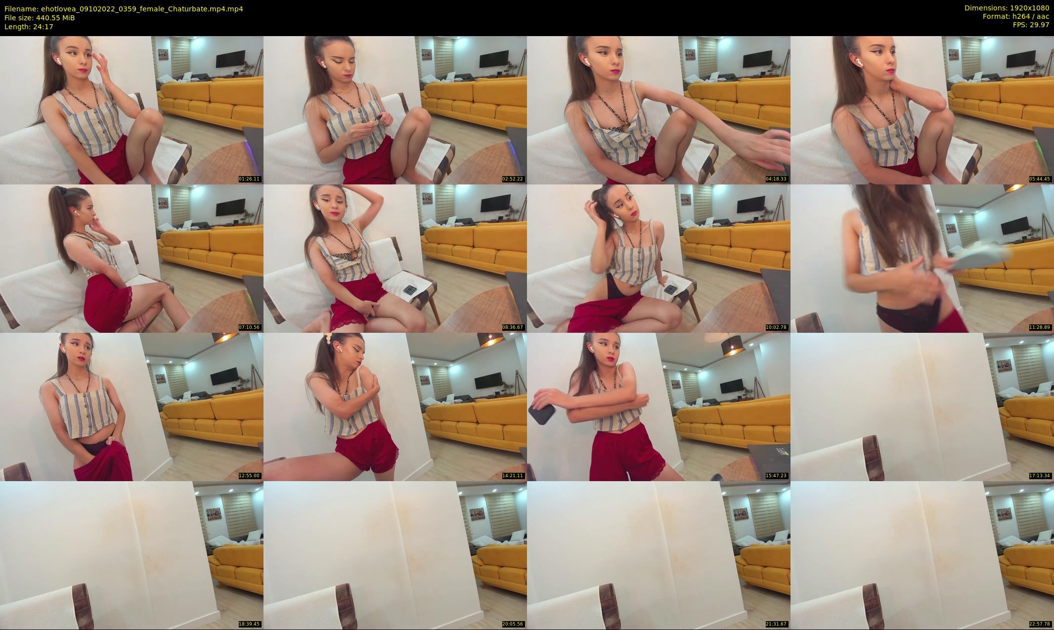 ehotlovea — 25 minute Chaturbate female cam show recording, 1080p, Oct 9, 2022