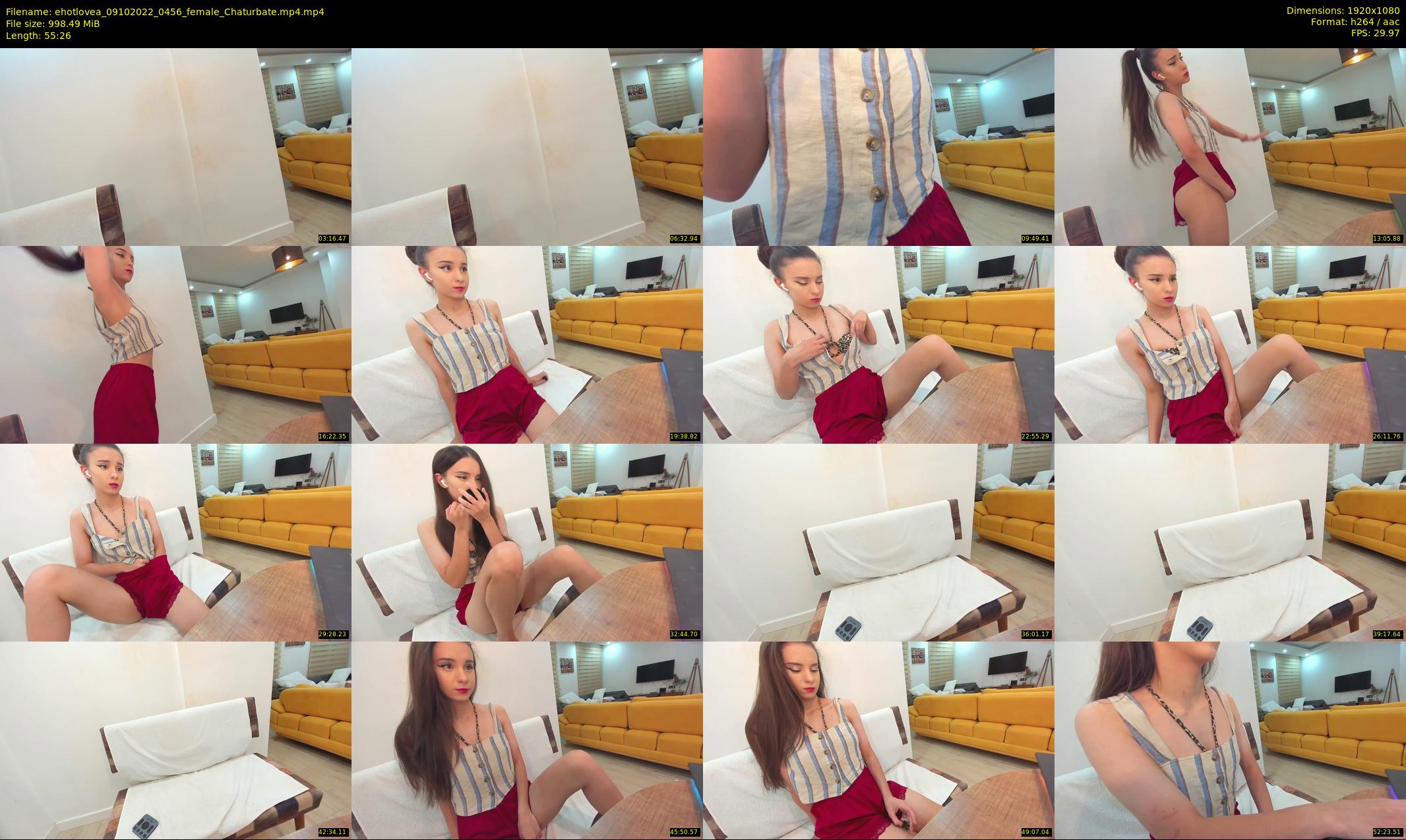 ehotlovea — 56 minute Chaturbate female cam show recording, 1080p, Oct 9, 2022