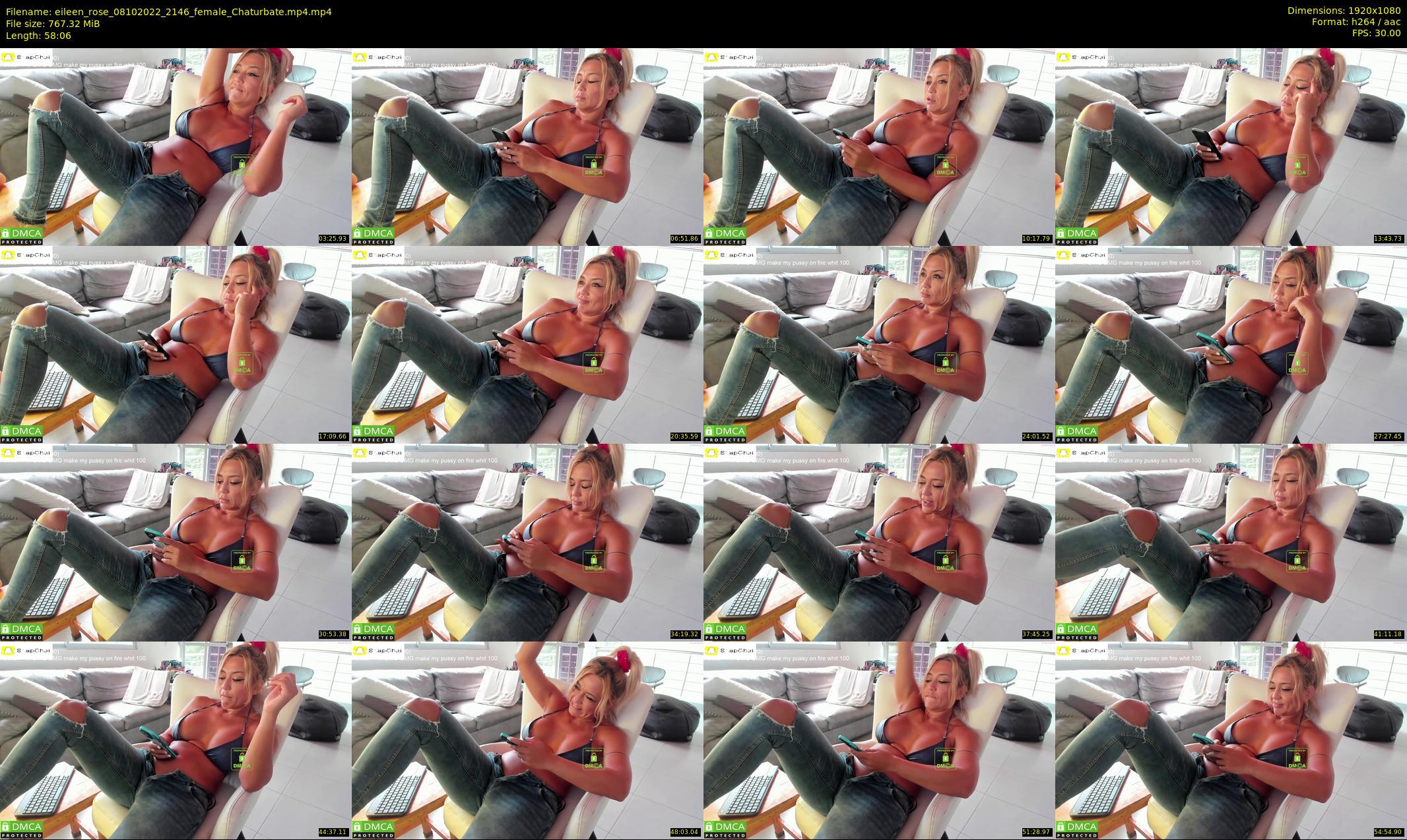 eileen_rose — 59 minute Chaturbate female cam show recording, 1080p, Oct 8, 2022