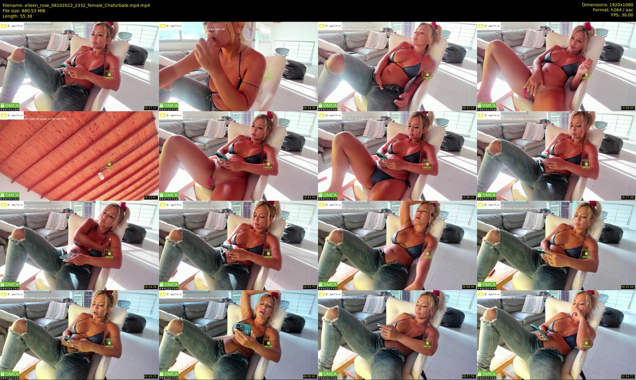 eileen_rose — 56 minute Chaturbate female cam show recording, 1080p, Oct 8, 2022