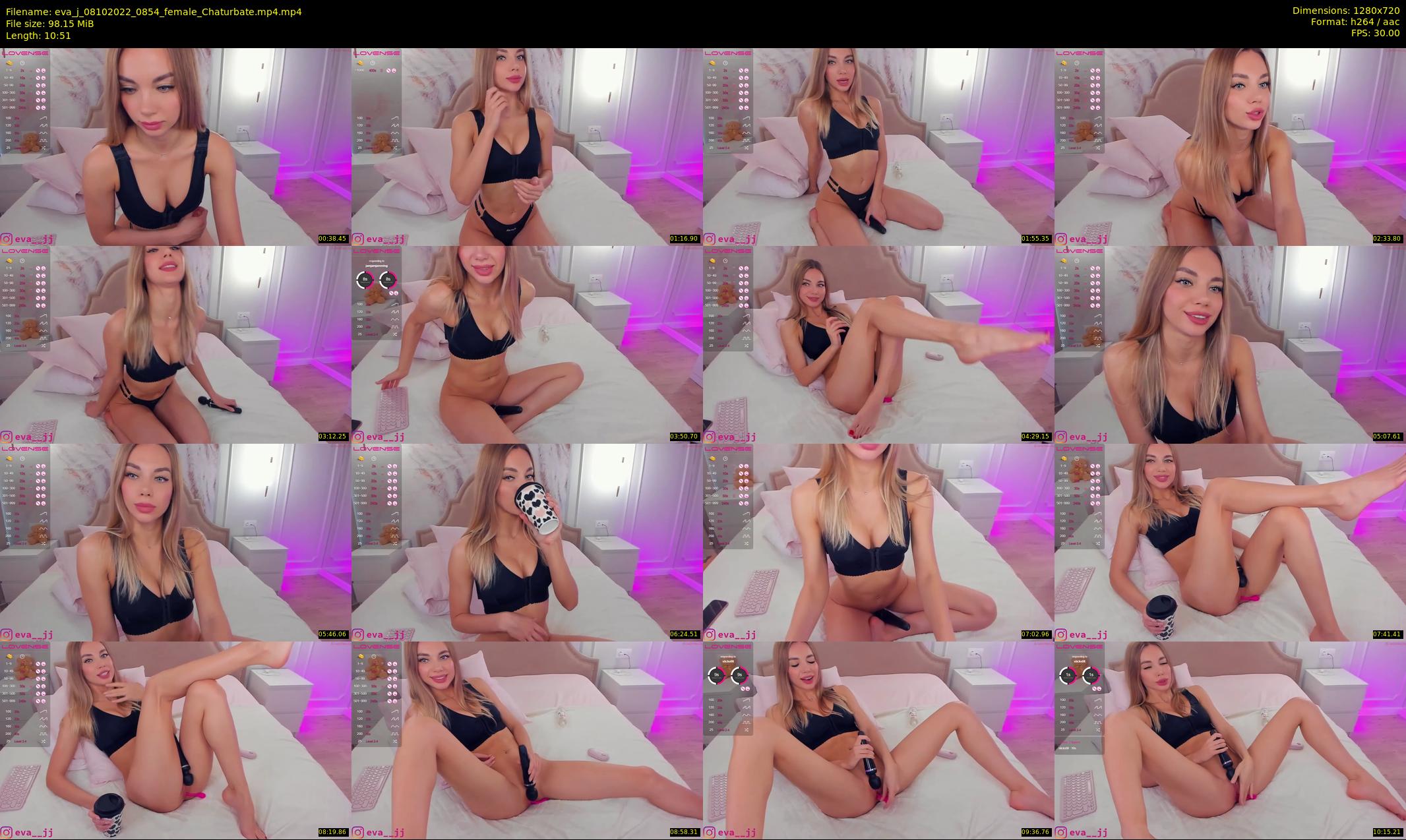 eva_j — 11 minute Chaturbate female cam show recording, 720p, Oct 8, 2022