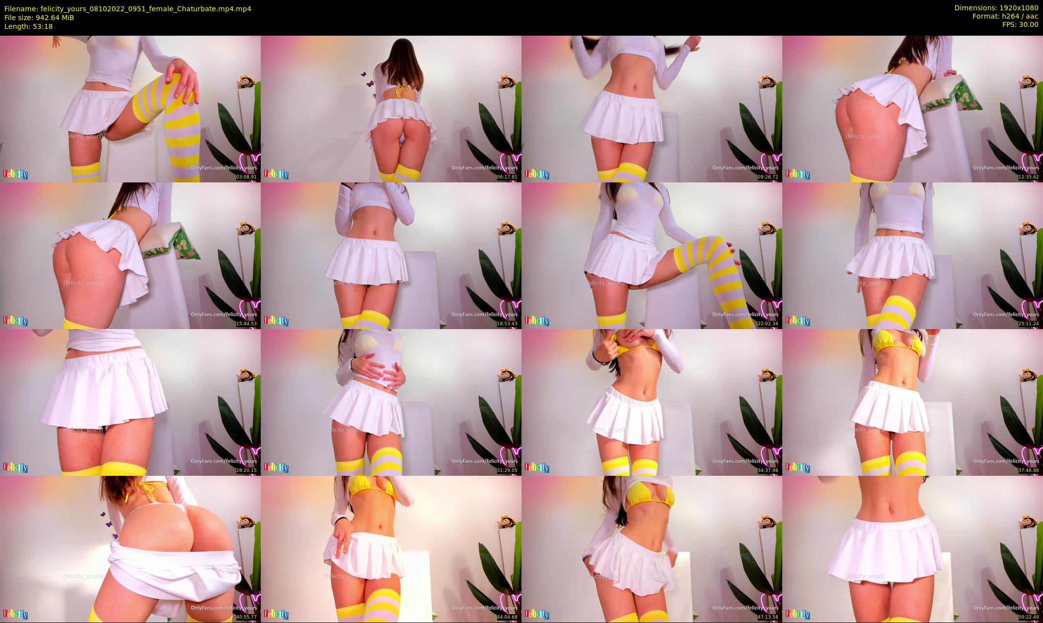 felicity_yours — 54 minute Chaturbate female cam show recording, 1080p, Oct 8, 2022