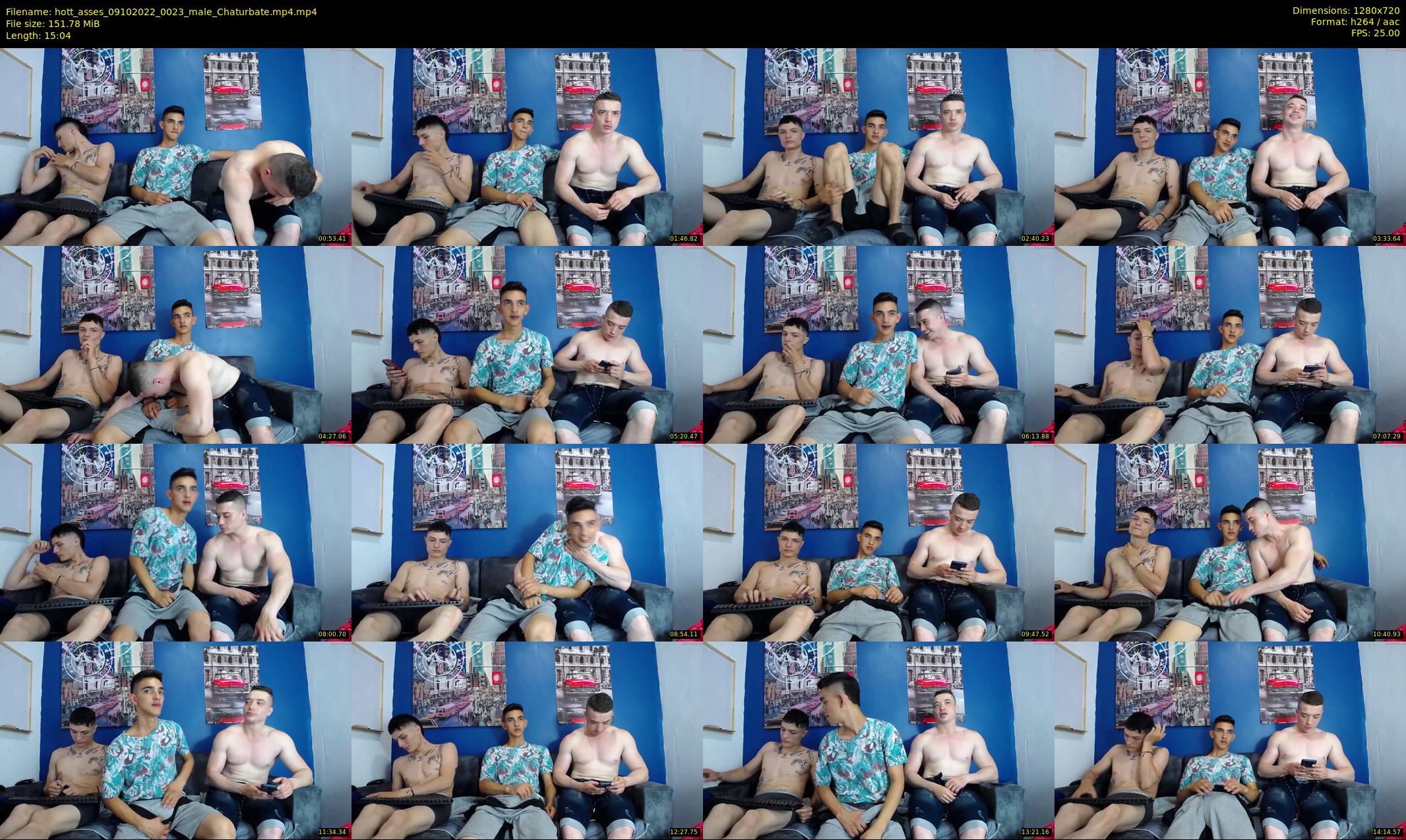 hott_asses — 16 minute Chaturbate male cam show recording, 720p, Oct 9, 2022