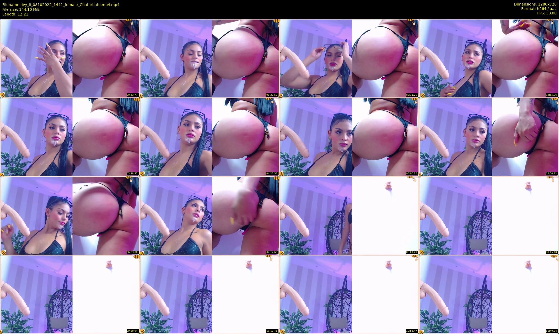 ivy_li — 13 minute Chaturbate female cam show recording, 720p, Oct 8, 2022
